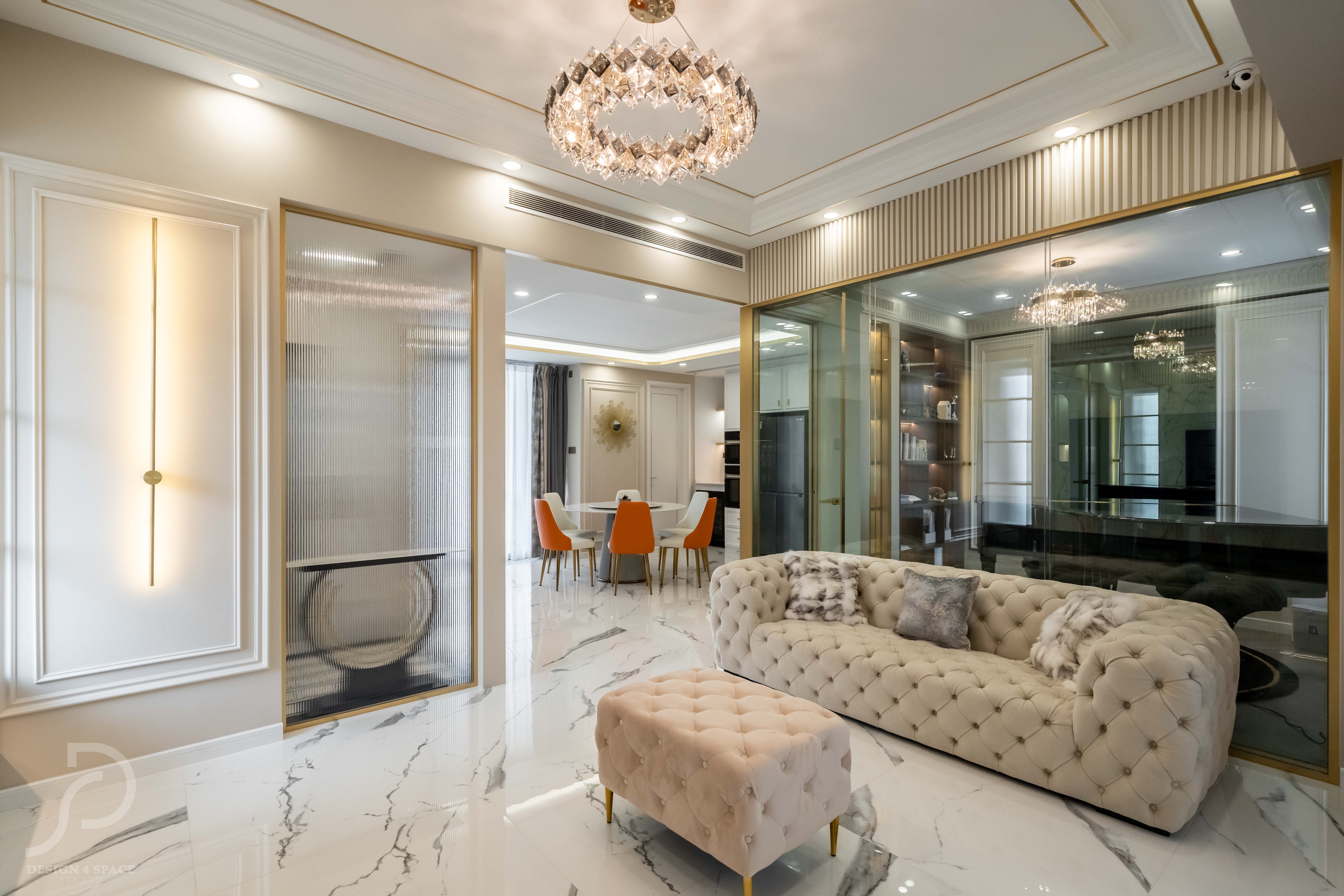 Classical, Modern Design - Living Room - Condominium - Design by Design 4 Space Pte Ltd