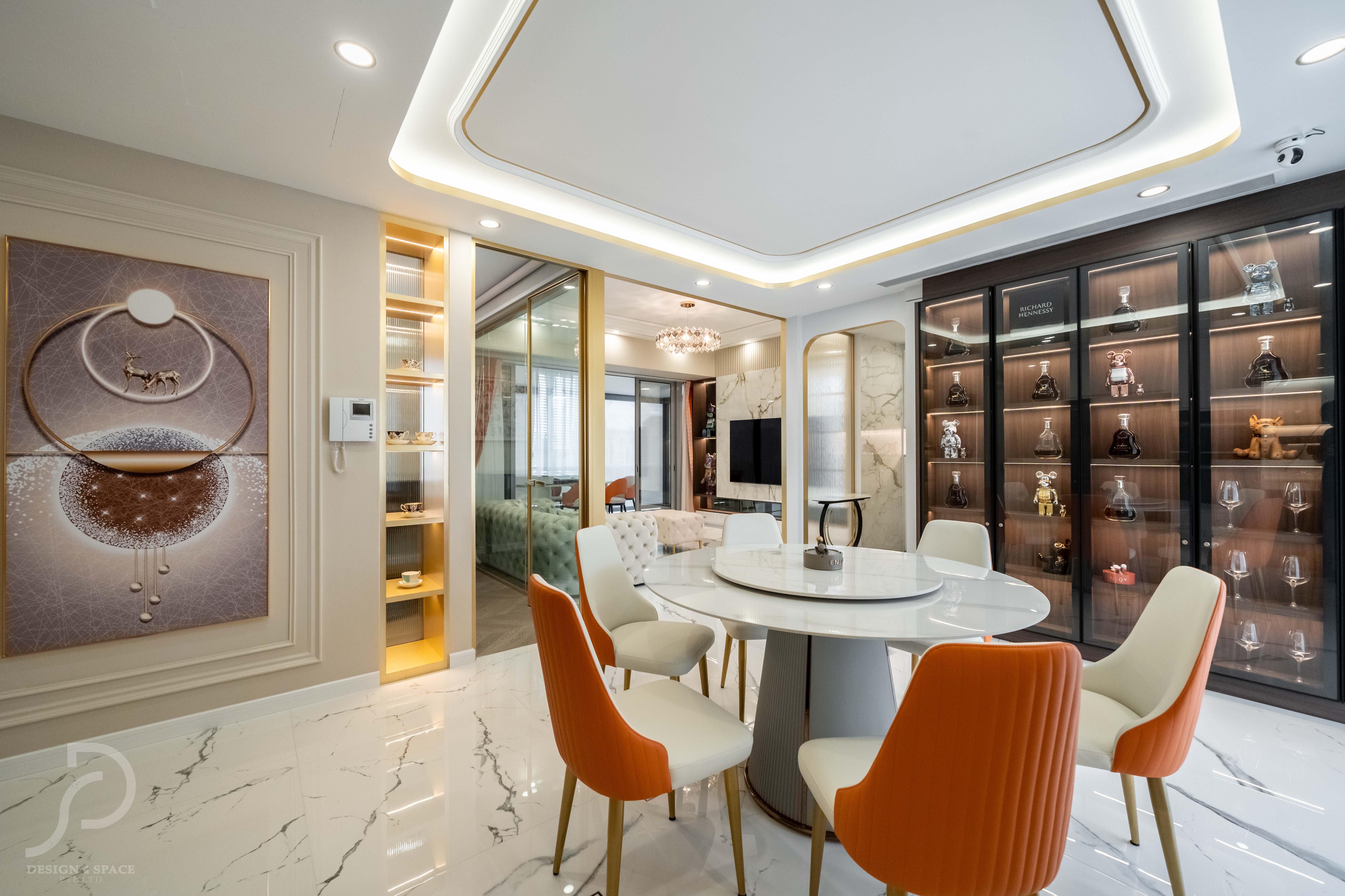 Classical, Modern Design - Dining Room - Condominium - Design by Design 4 Space Pte Ltd