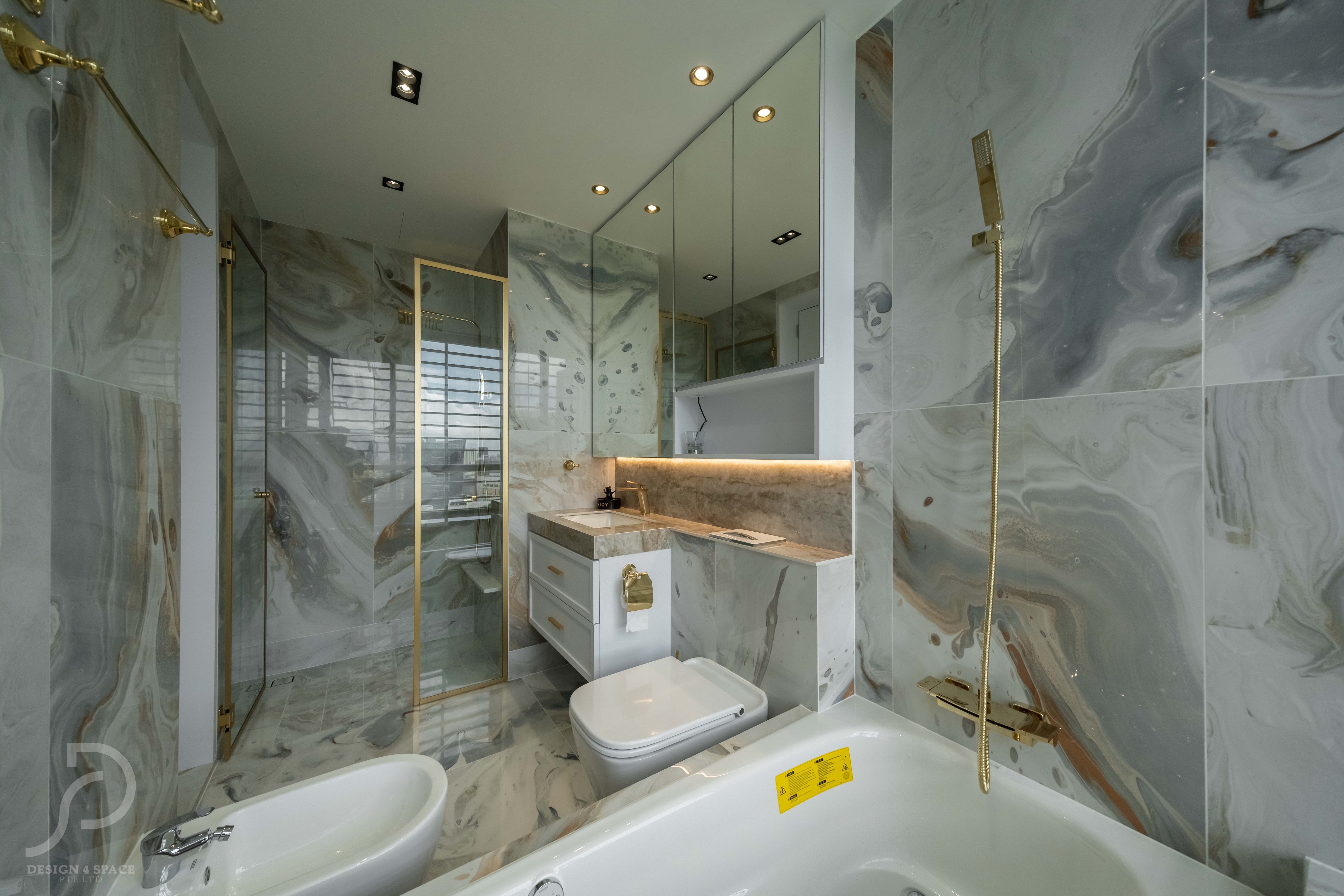 Classical, Modern Design - Bathroom - Condominium - Design by Design 4 Space Pte Ltd