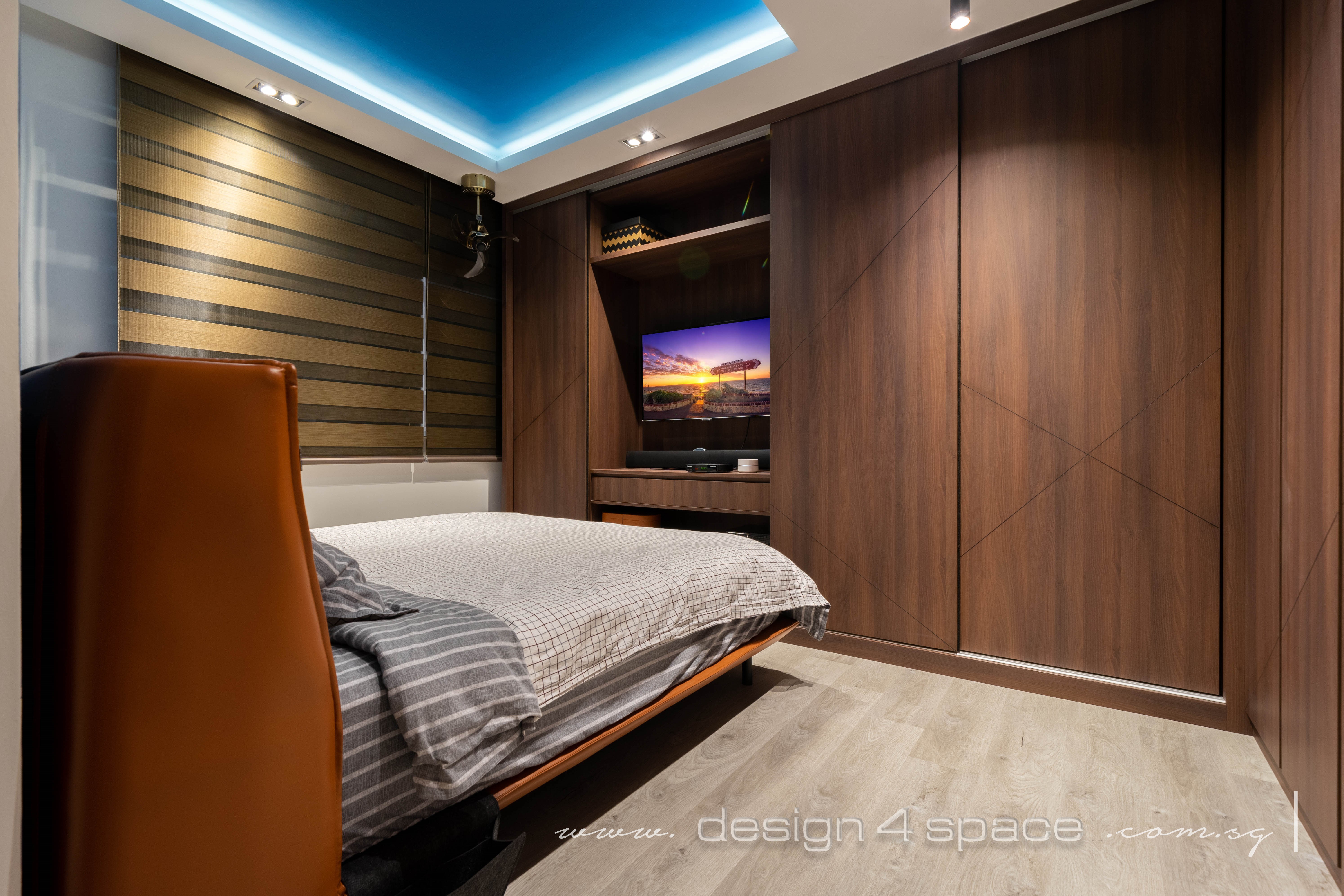 Contemporary, Modern Design - Bedroom - HDB Executive Apartment - Design by Design 4 Space Pte Ltd