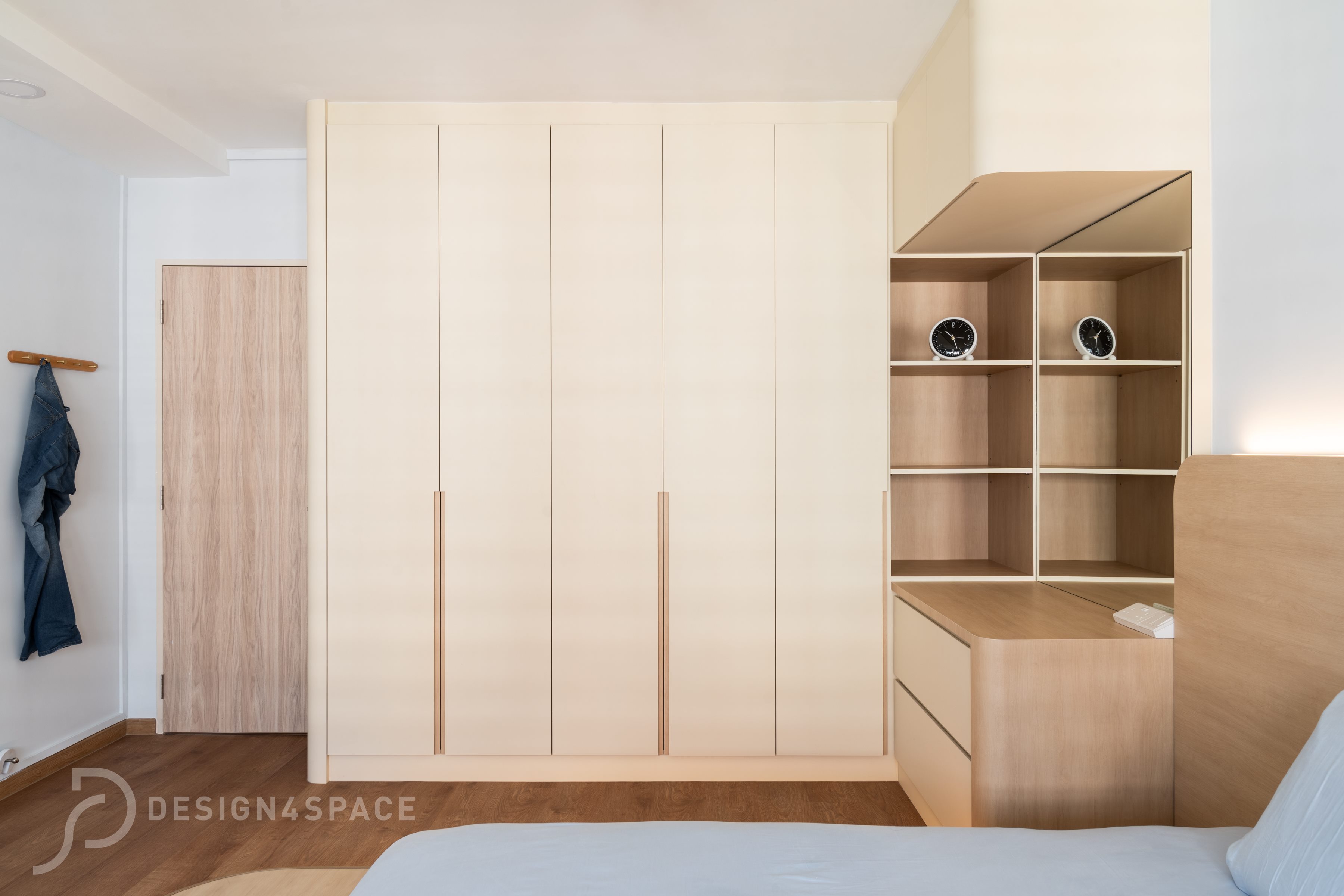 Contemporary, Scandinavian Design - Bedroom - HDB Executive Apartment - Design by Design 4 Space Pte Ltd