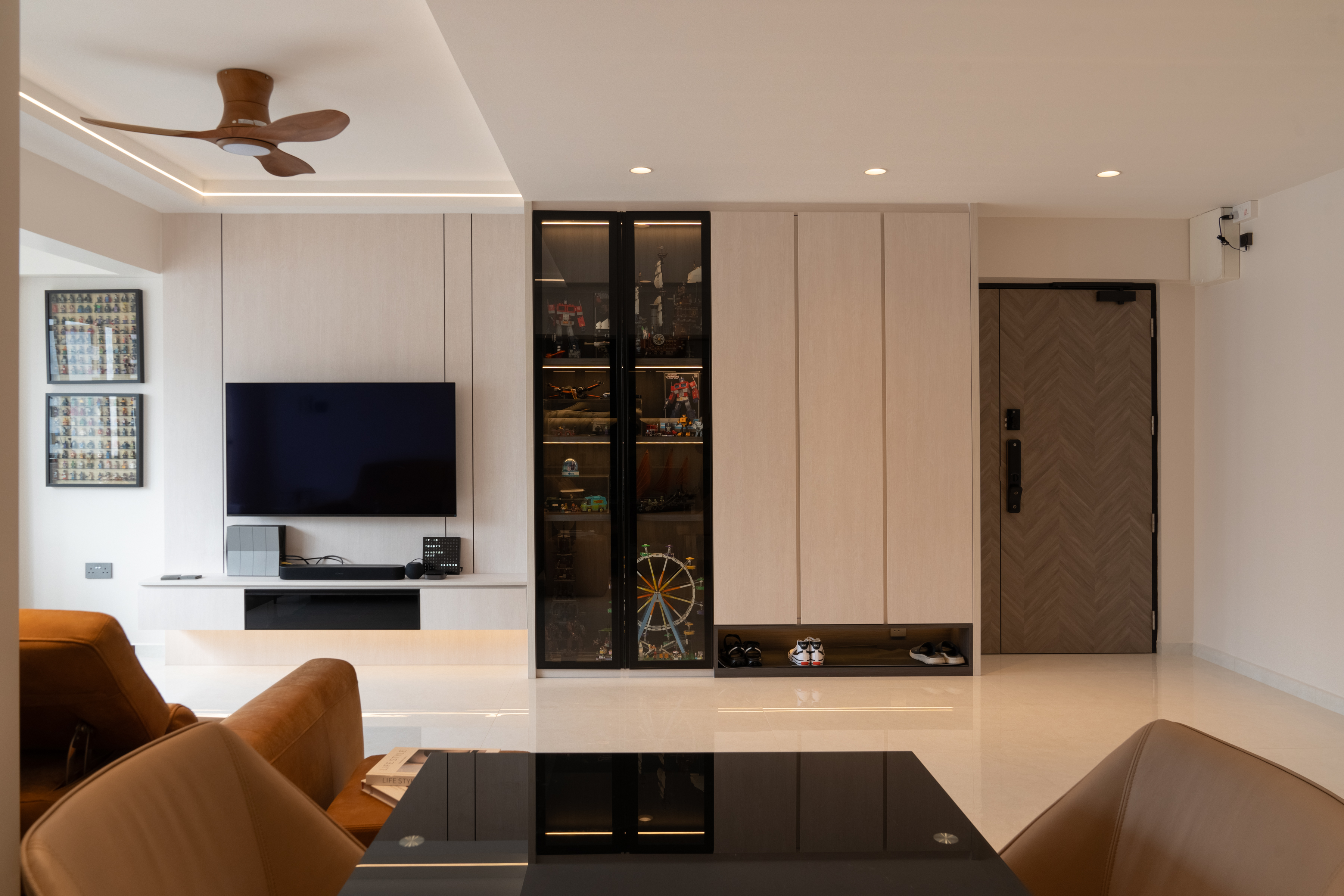 Modern Design - Living Room - HDB Executive Apartment - Design by Design 4 Space Pte Ltd