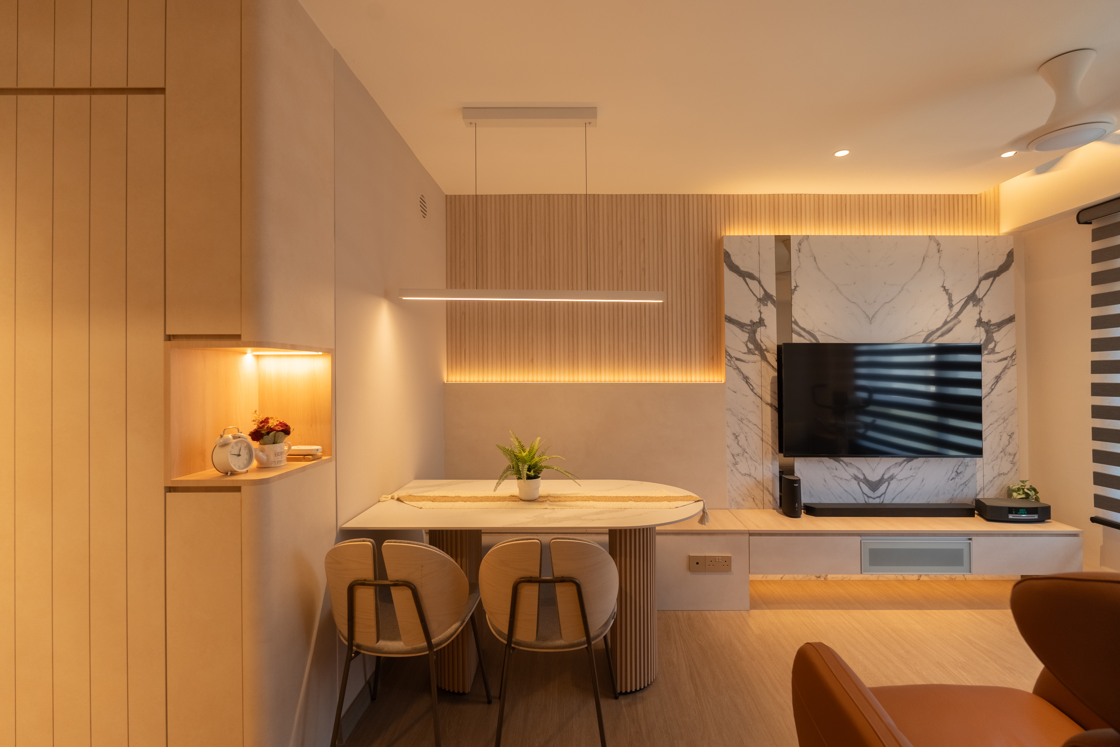 Modern Design - Living Room - HDB Studio Apartment - Design by Design 4 Space Pte Ltd