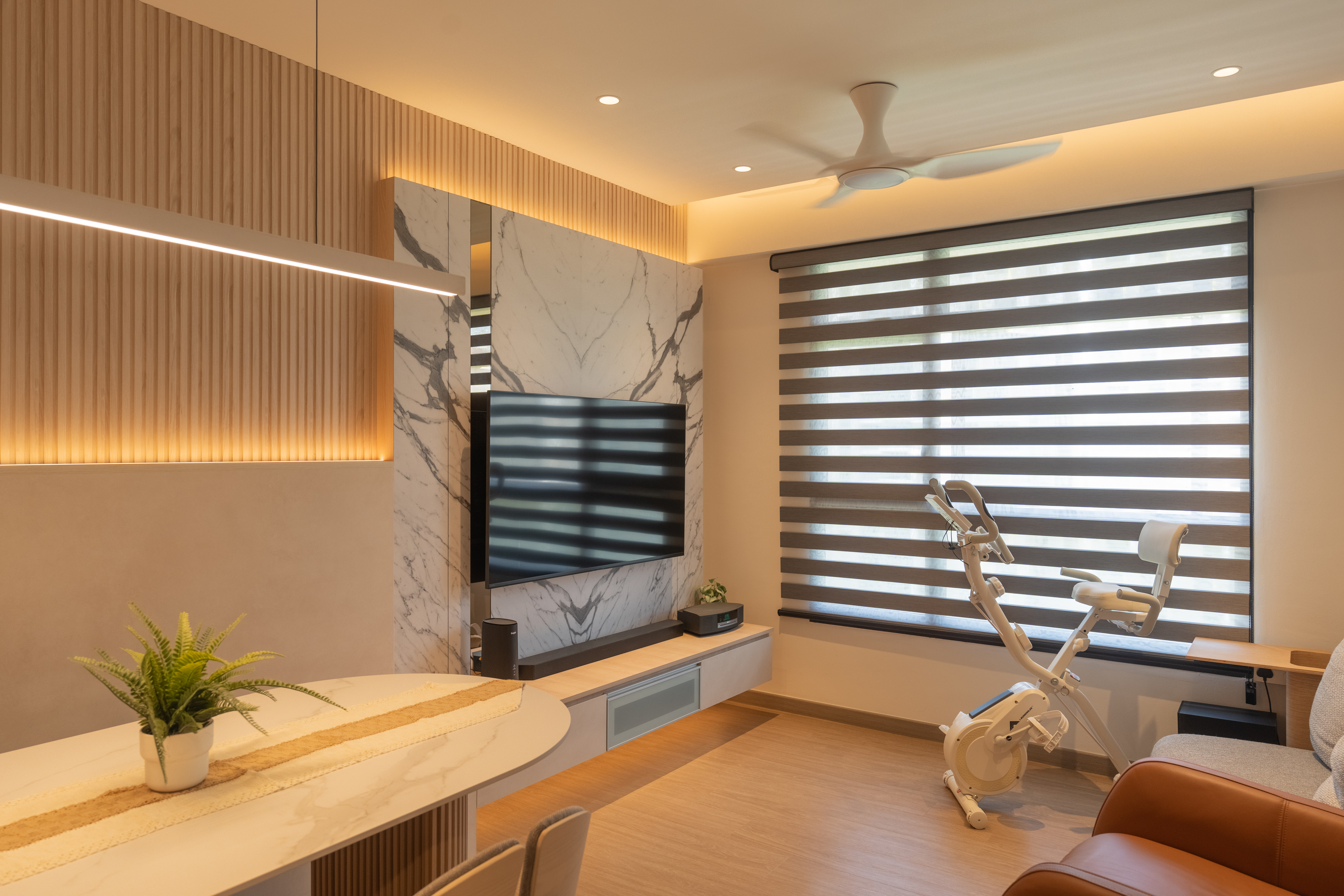 Modern Design - Living Room - HDB Studio Apartment - Design by Design 4 Space Pte Ltd