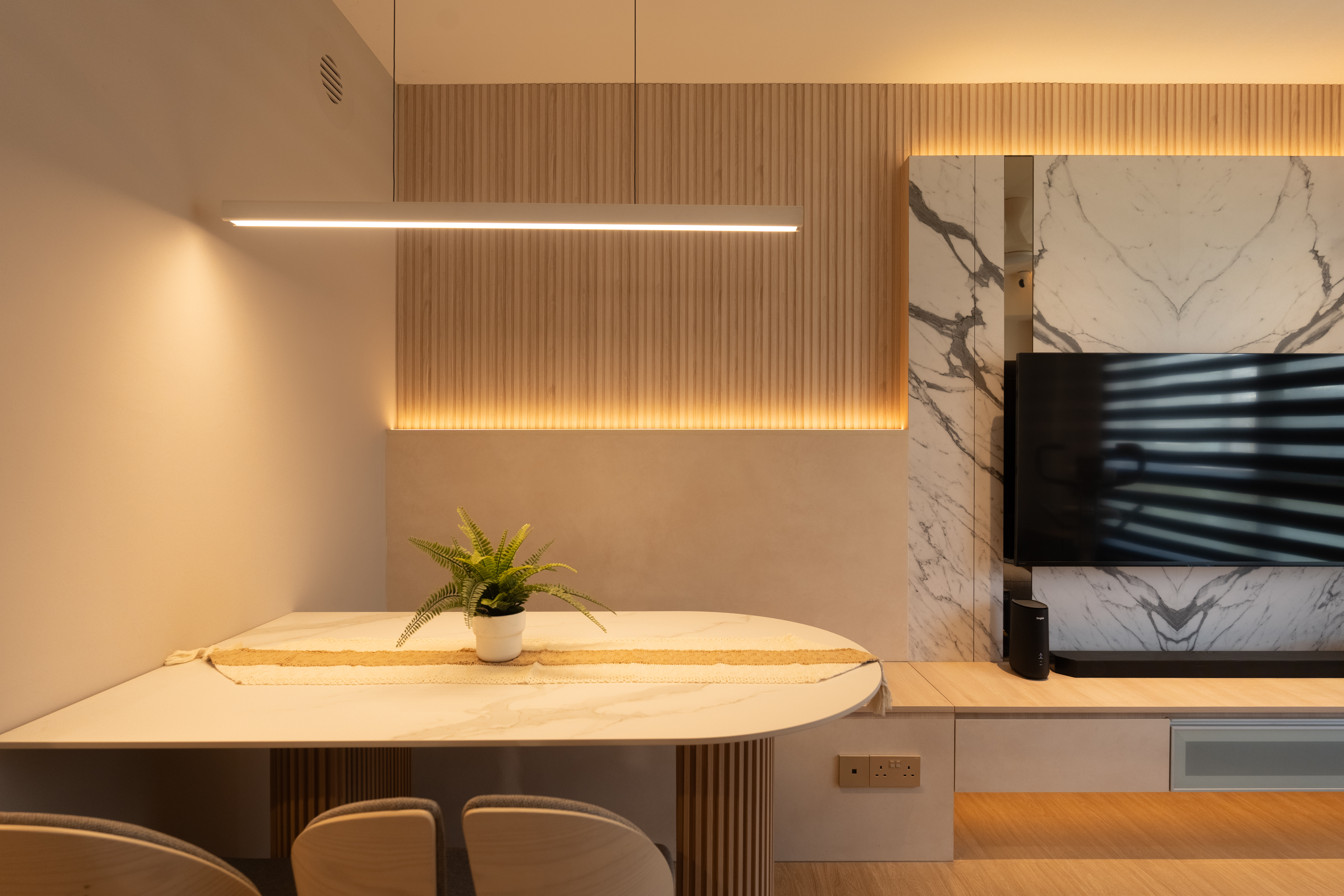Modern Design - Living Room - HDB Studio Apartment - Design by Design 4 Space Pte Ltd