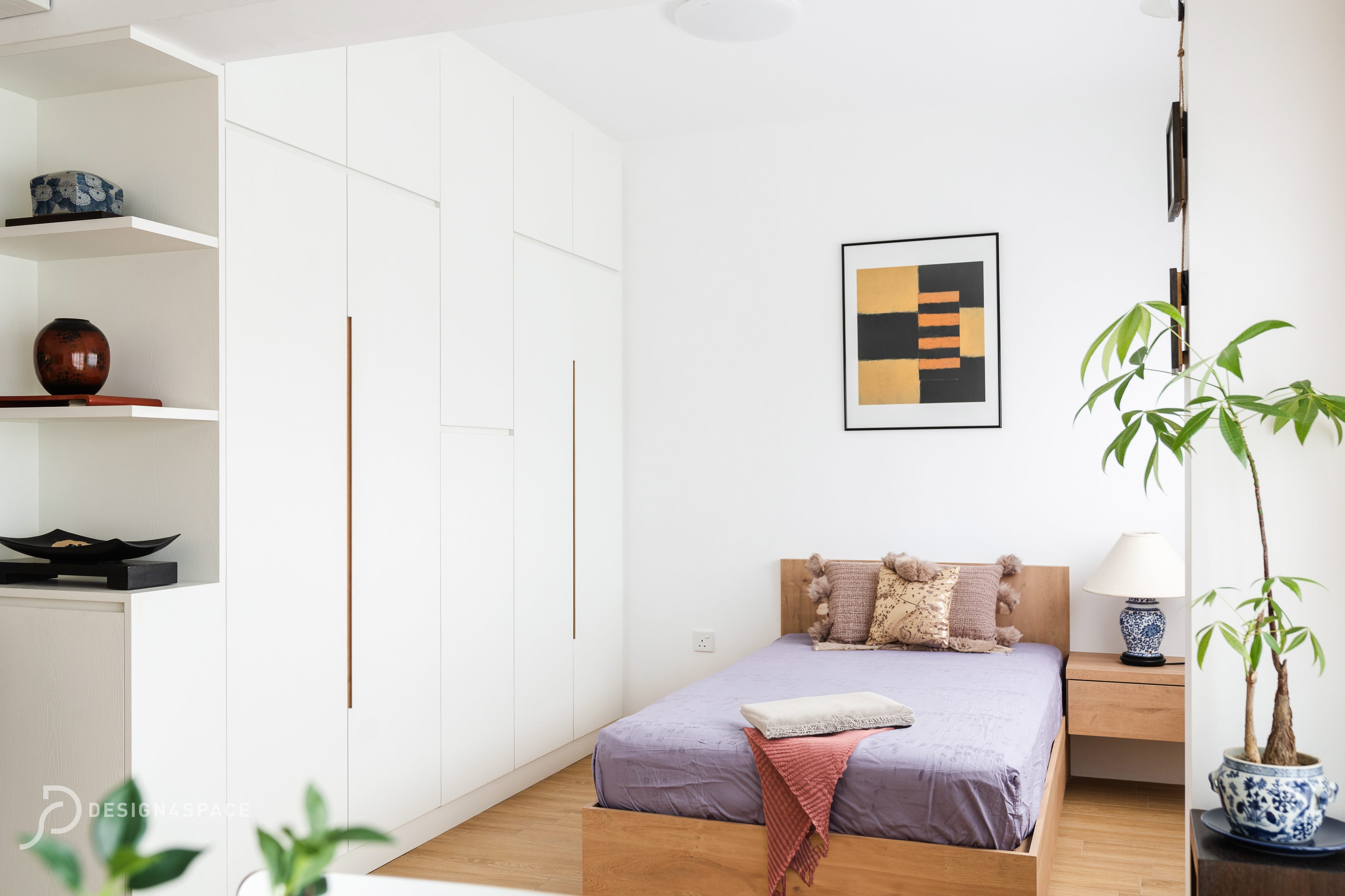 Modern, Scandinavian Design - Bedroom - HDB Studio Apartment - Design by Design 4 Space Pte Ltd