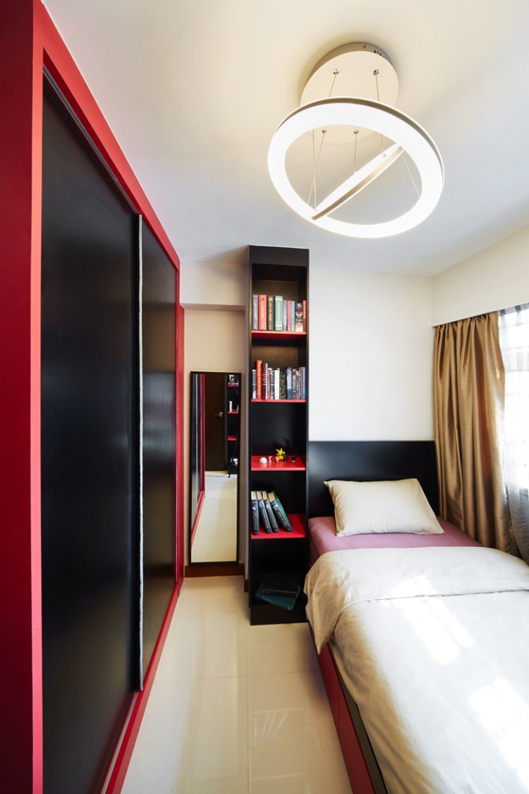 Contemporary, Modern Design - Bedroom - HDB 3 Room - Design by Design 4 Space Pte Ltd