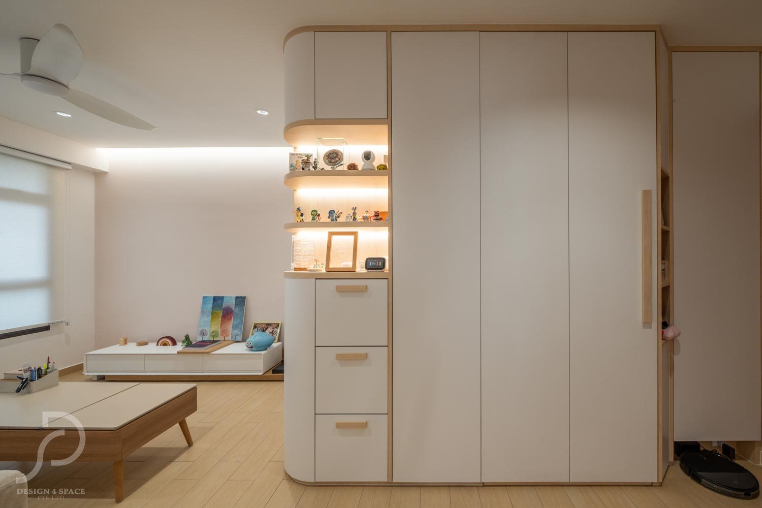 Minimalist, Scandinavian Design - Living Room - HDB 3 Room - Design by Design 4 Space Pte Ltd
