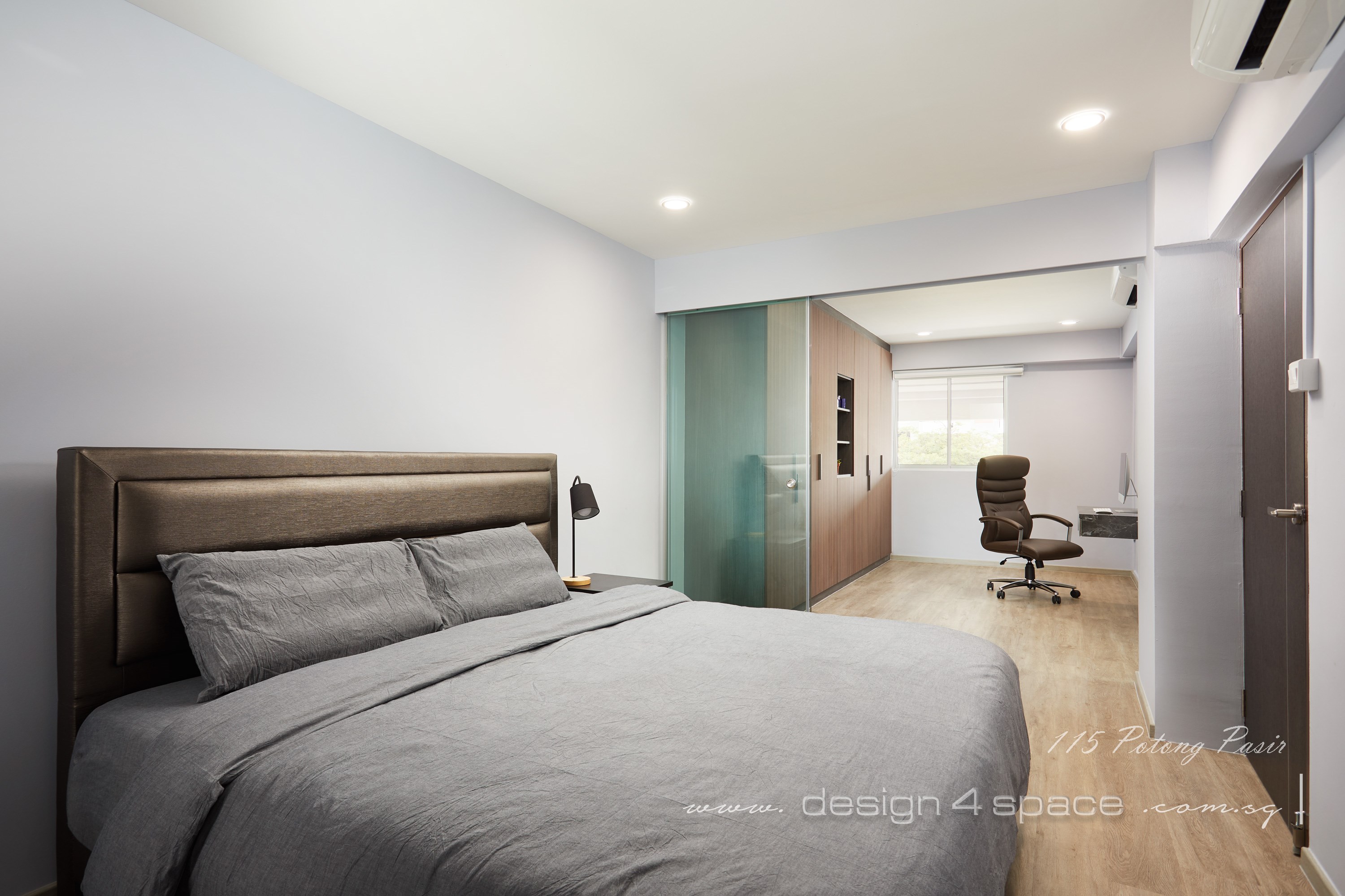 Contemporary Design - Bedroom - HDB 3 Room - Design by Design 4 Space Pte Ltd