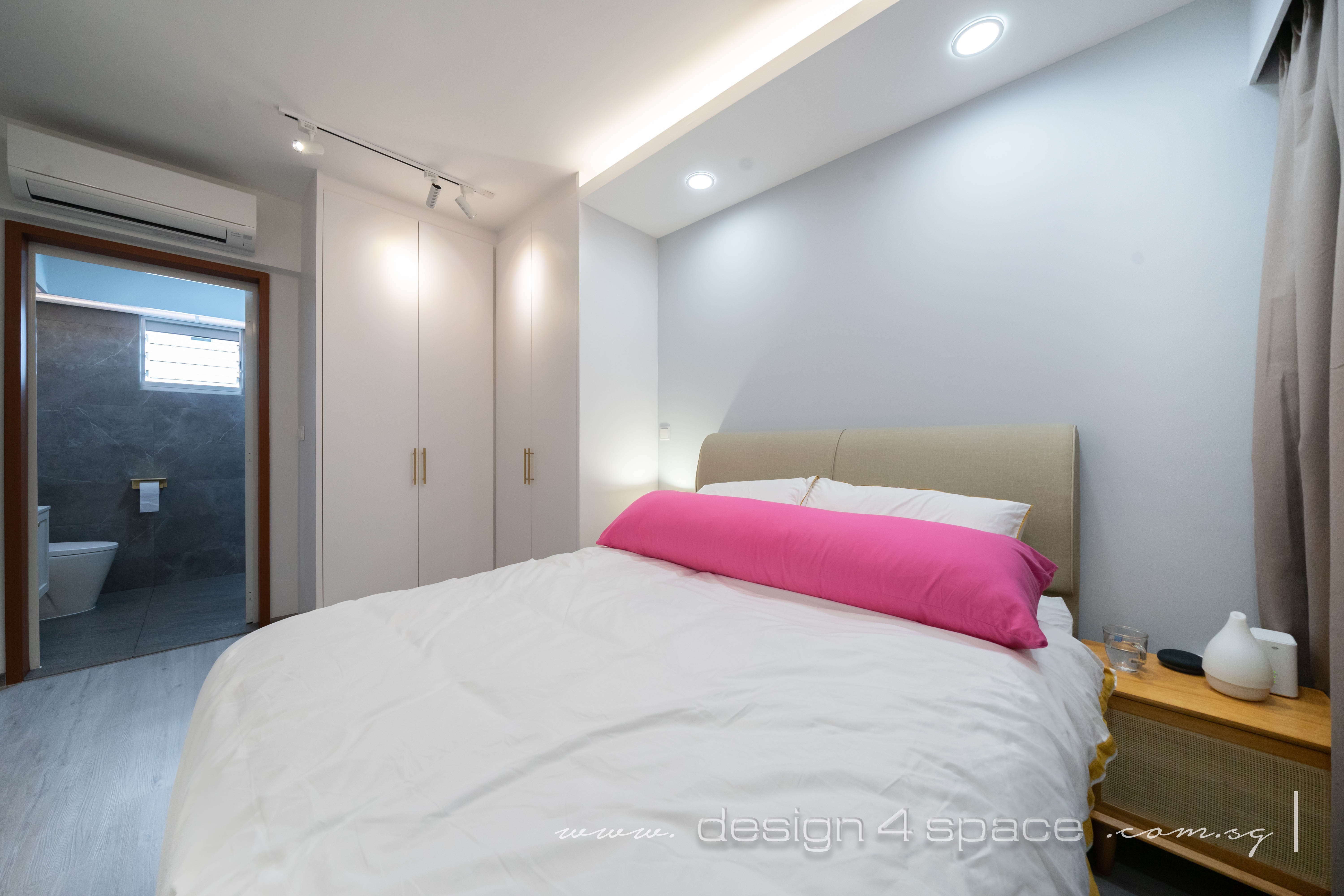 Contemporary, Modern Design - Bedroom - HDB 3 Room - Design by Design 4 Space Pte Ltd