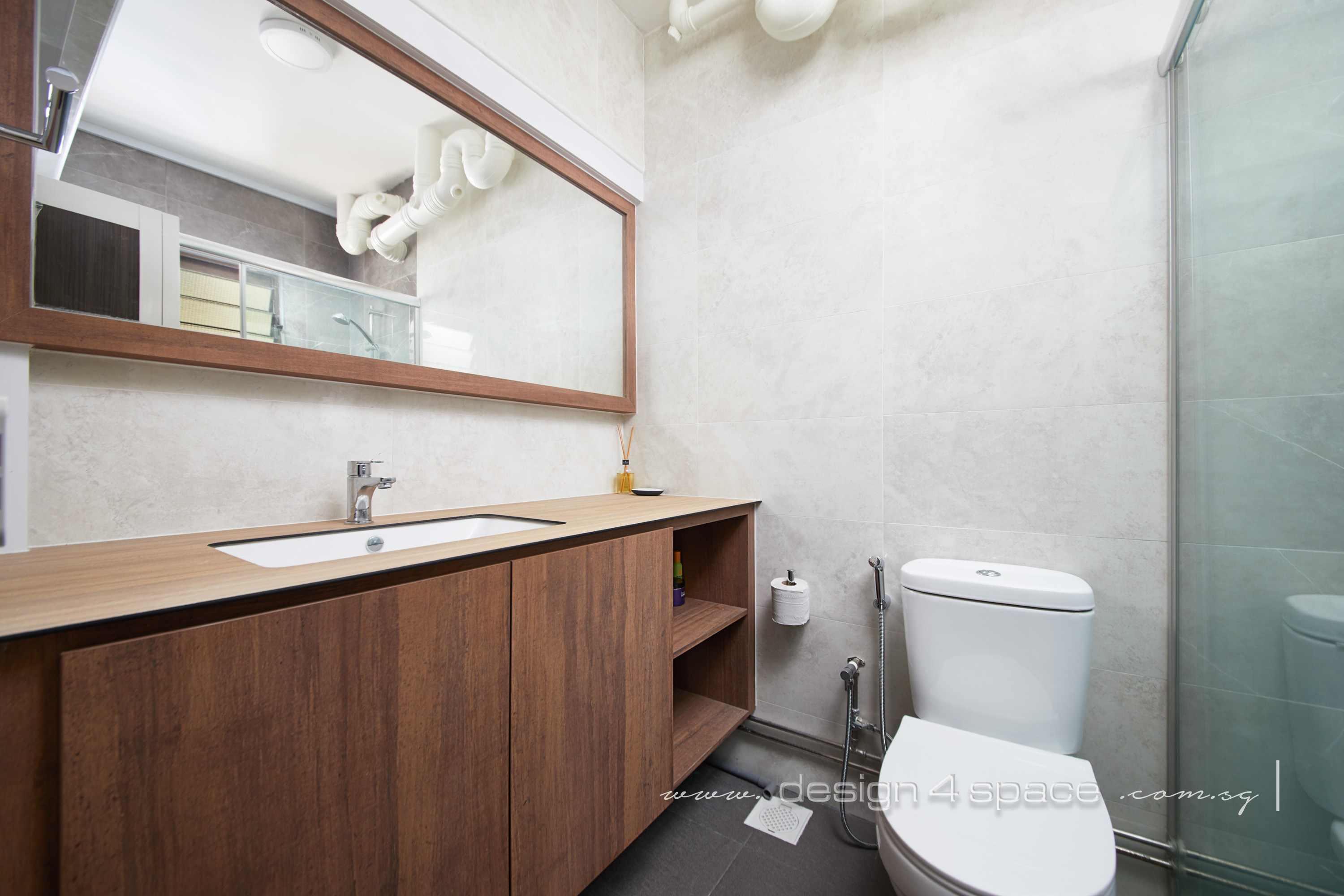 Minimalist, Others Design - Bathroom - HDB 3 Room - Design by Design 4 Space Pte Ltd
