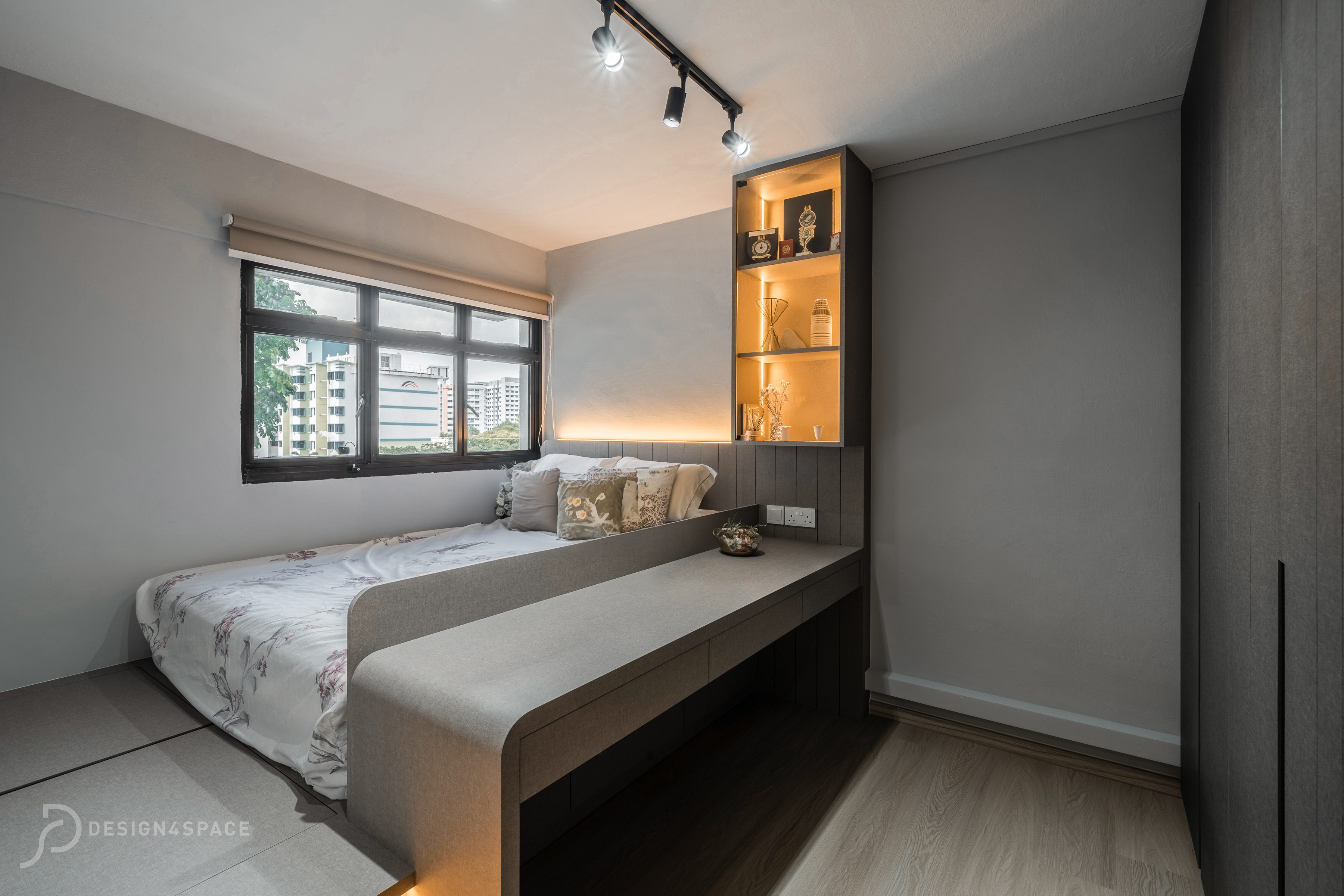 Contemporary, Modern Design - Bedroom - HDB 3 Room - Design by Design 4 Space Pte Ltd