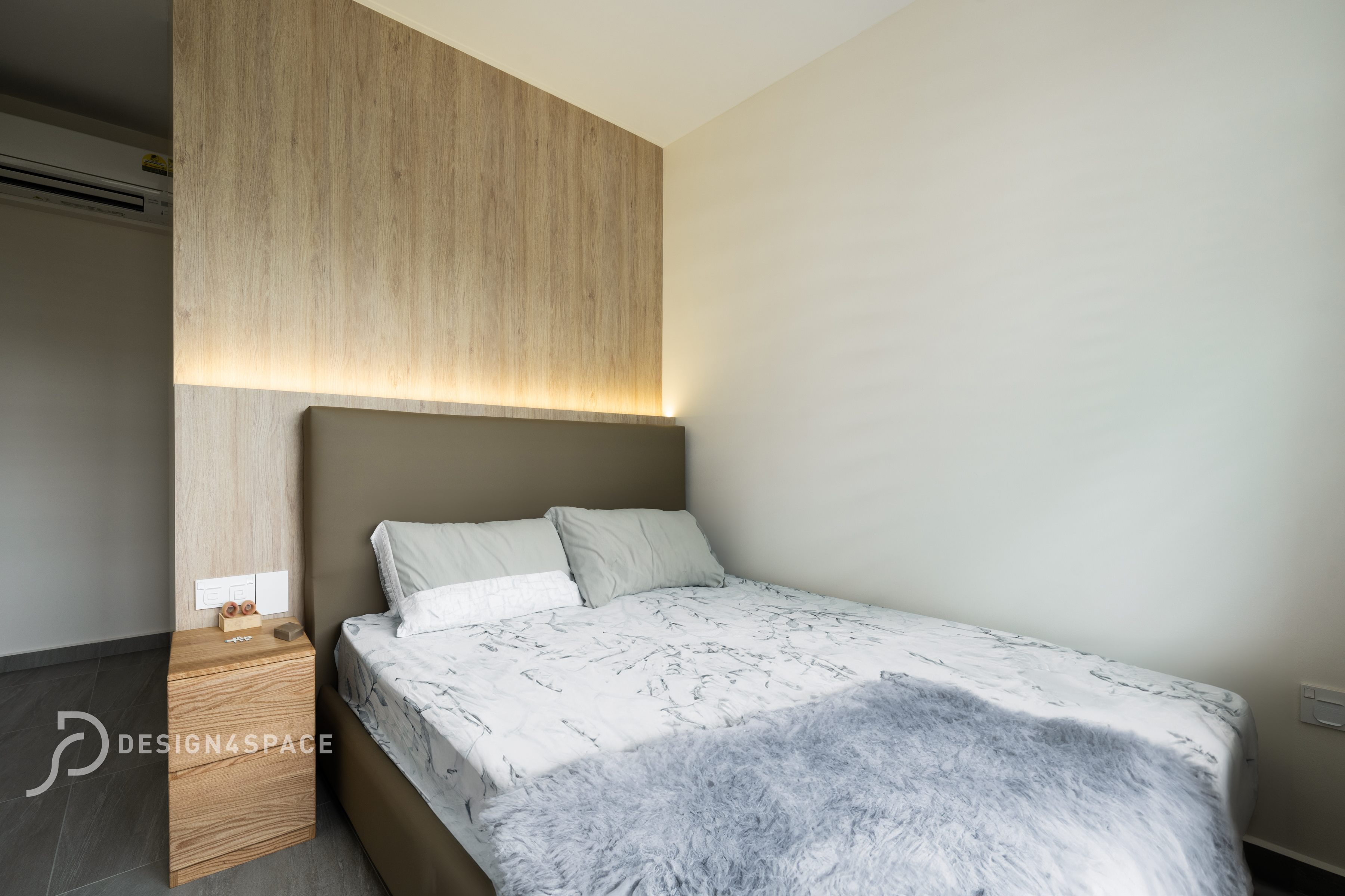 Minimalist Design - Bedroom - HDB 3 Room - Design by Design 4 Space Pte Ltd