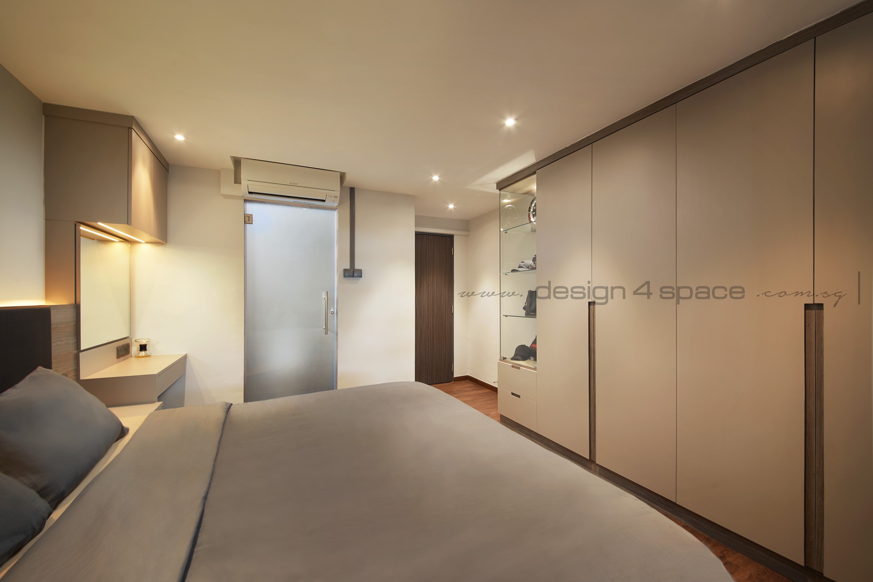 Contemporary Design - Bedroom - HDB 3 Room - Design by Design 4 Space Pte Ltd