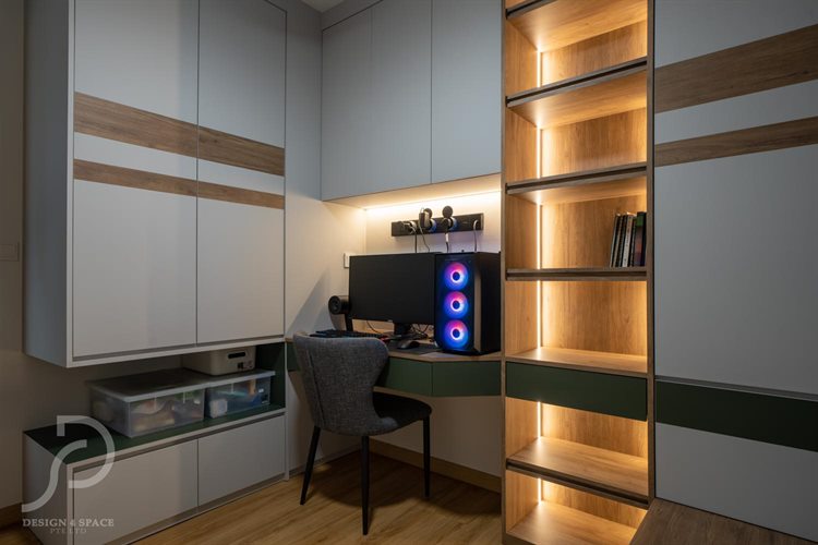 Modern Design - Study Room - HDB 3 Room - Design by Design 4 Space Pte Ltd