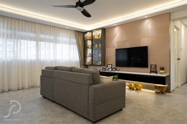 Contemporary, Modern, Others Design - Living Room - HDB 3 Room - Design by Design 4 Space Pte Ltd