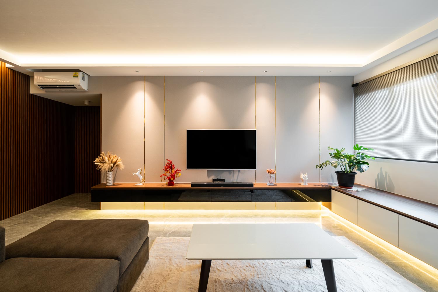 Modern Design - Living Room - HDB 3 Room - Design by Design 4 Space Pte Ltd