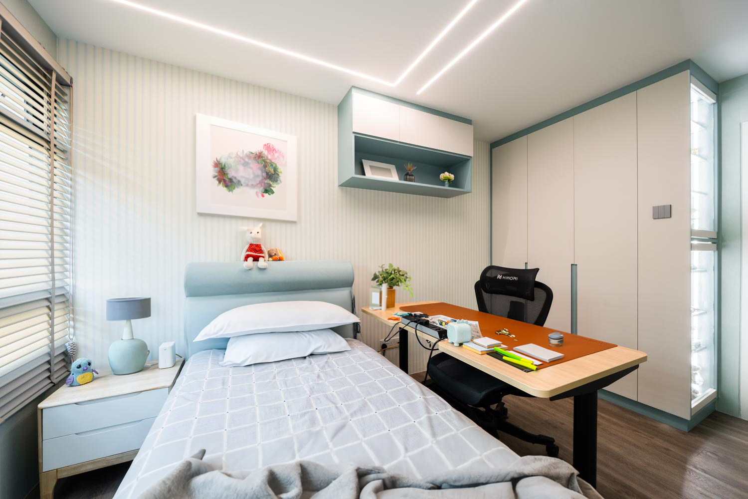 Modern Design - Bedroom - HDB 3 Room - Design by Design 4 Space Pte Ltd
