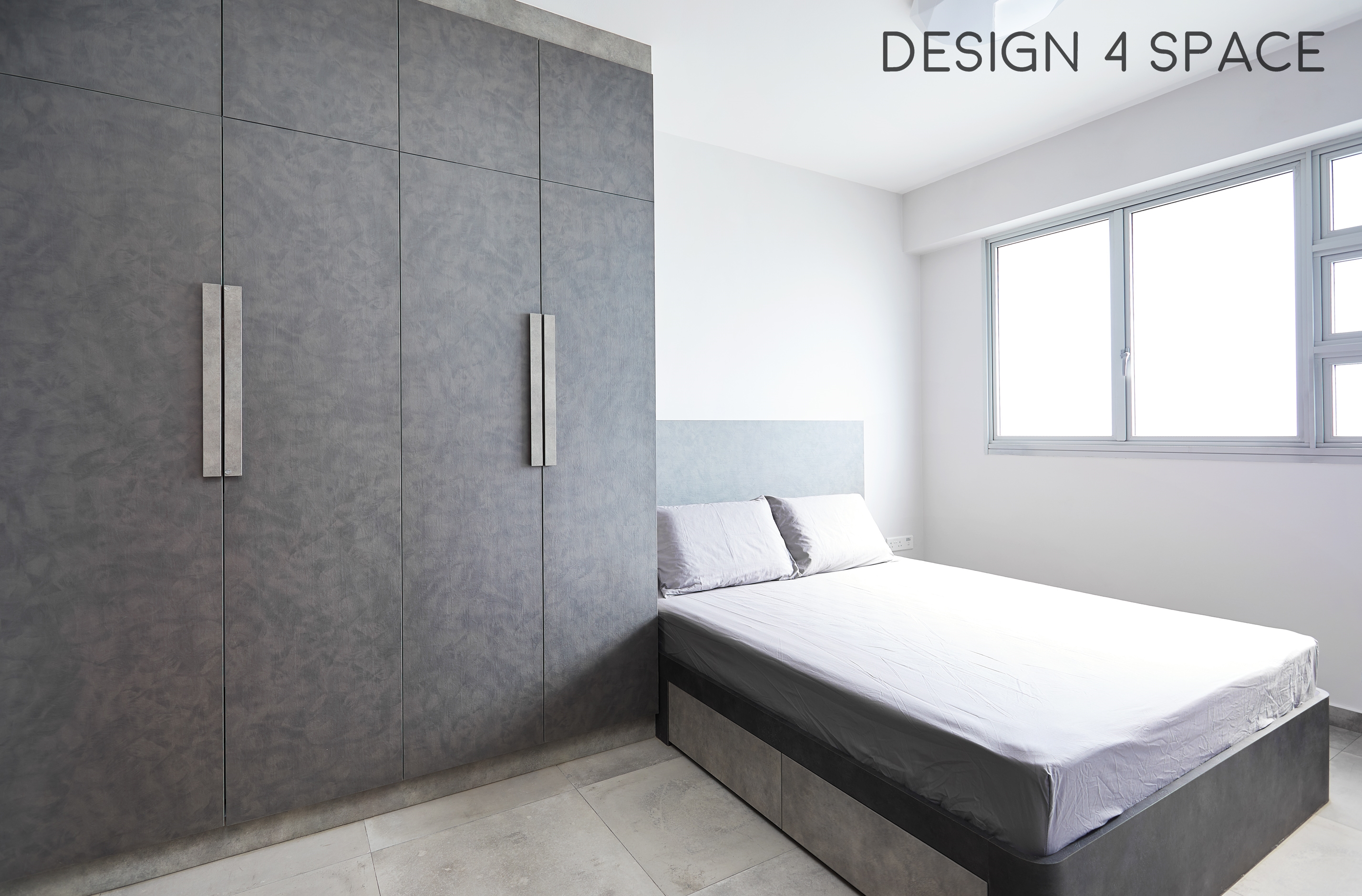 Contemporary, Minimalist Design - Bedroom - HDB 3 Room - Design by Design 4 Space Pte Ltd