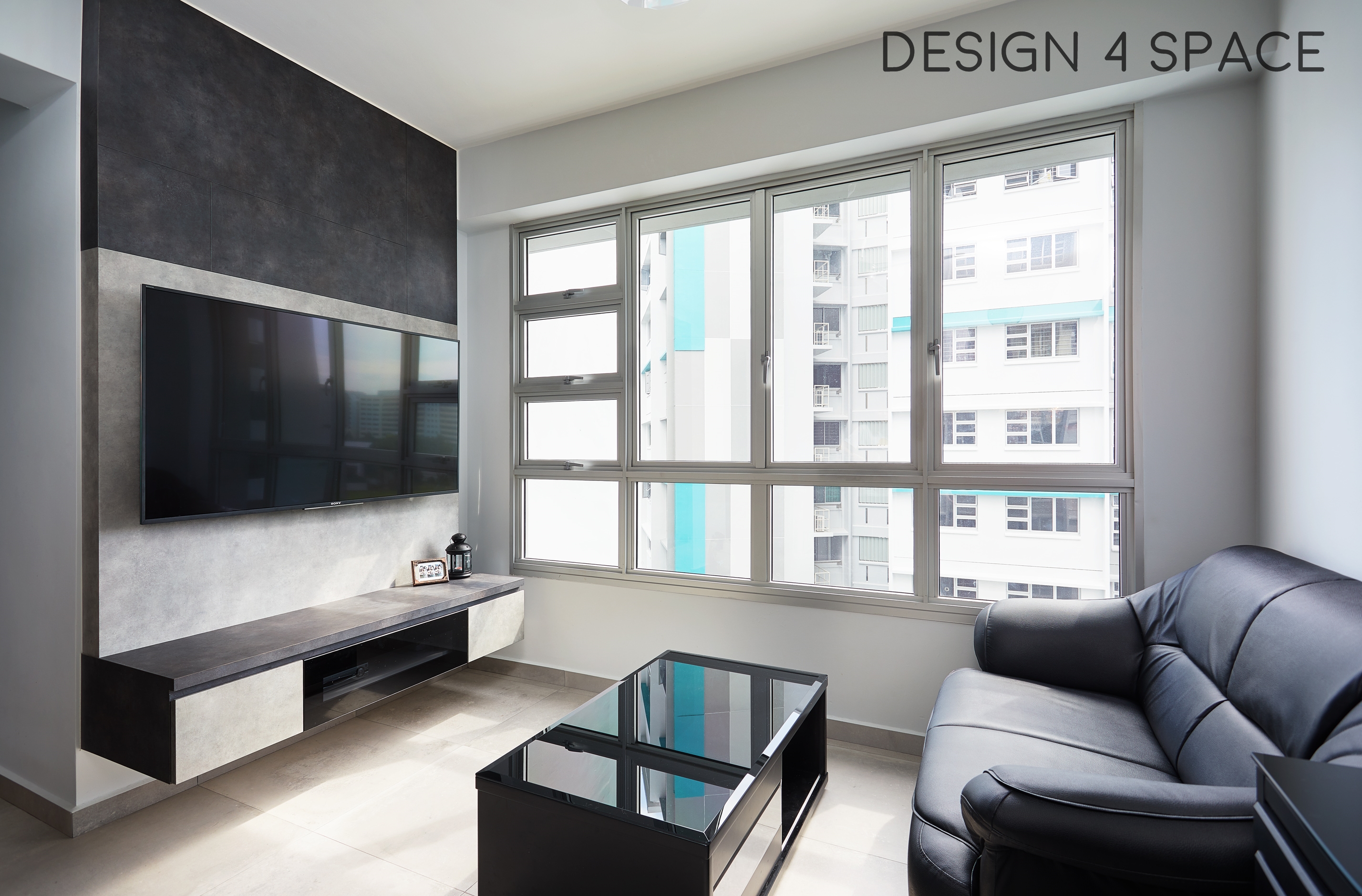 Contemporary, Minimalist Design - Living Room - HDB 3 Room - Design by Design 4 Space Pte Ltd