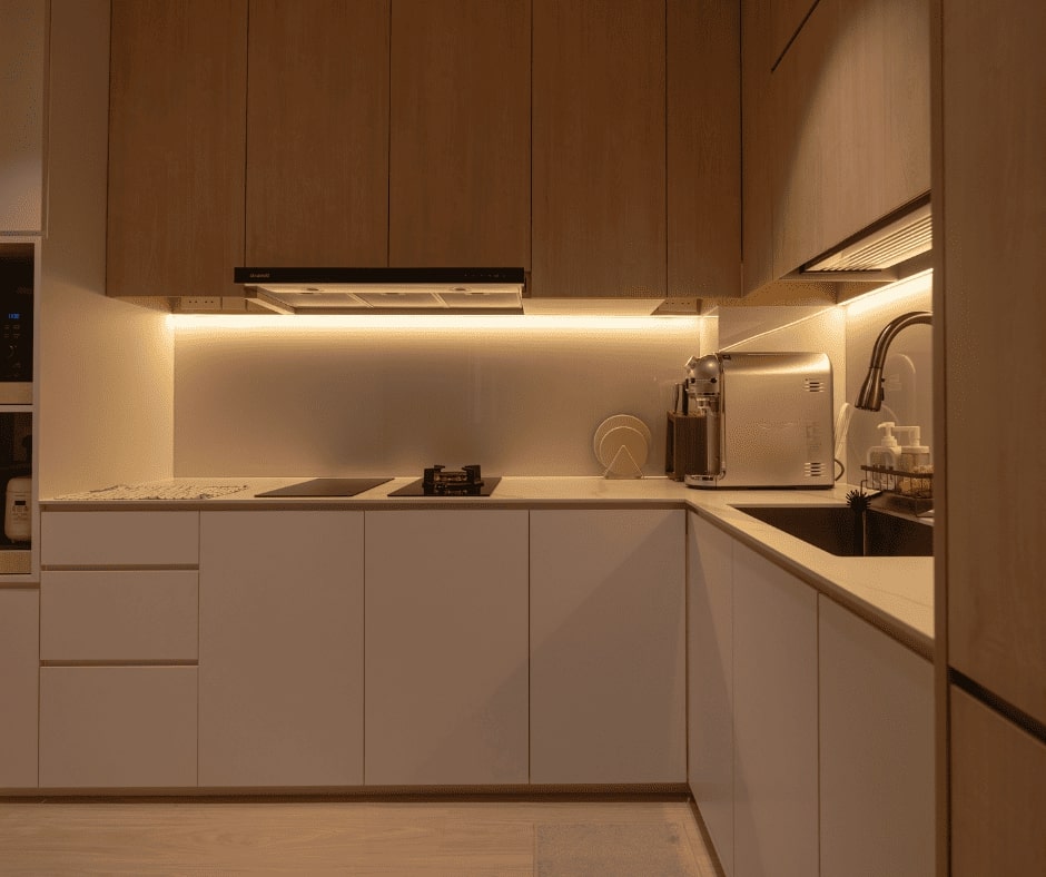 Modern, Scandinavian Design - Kitchen - HDB 3 Room - Design by Design 4 Space Pte Ltd