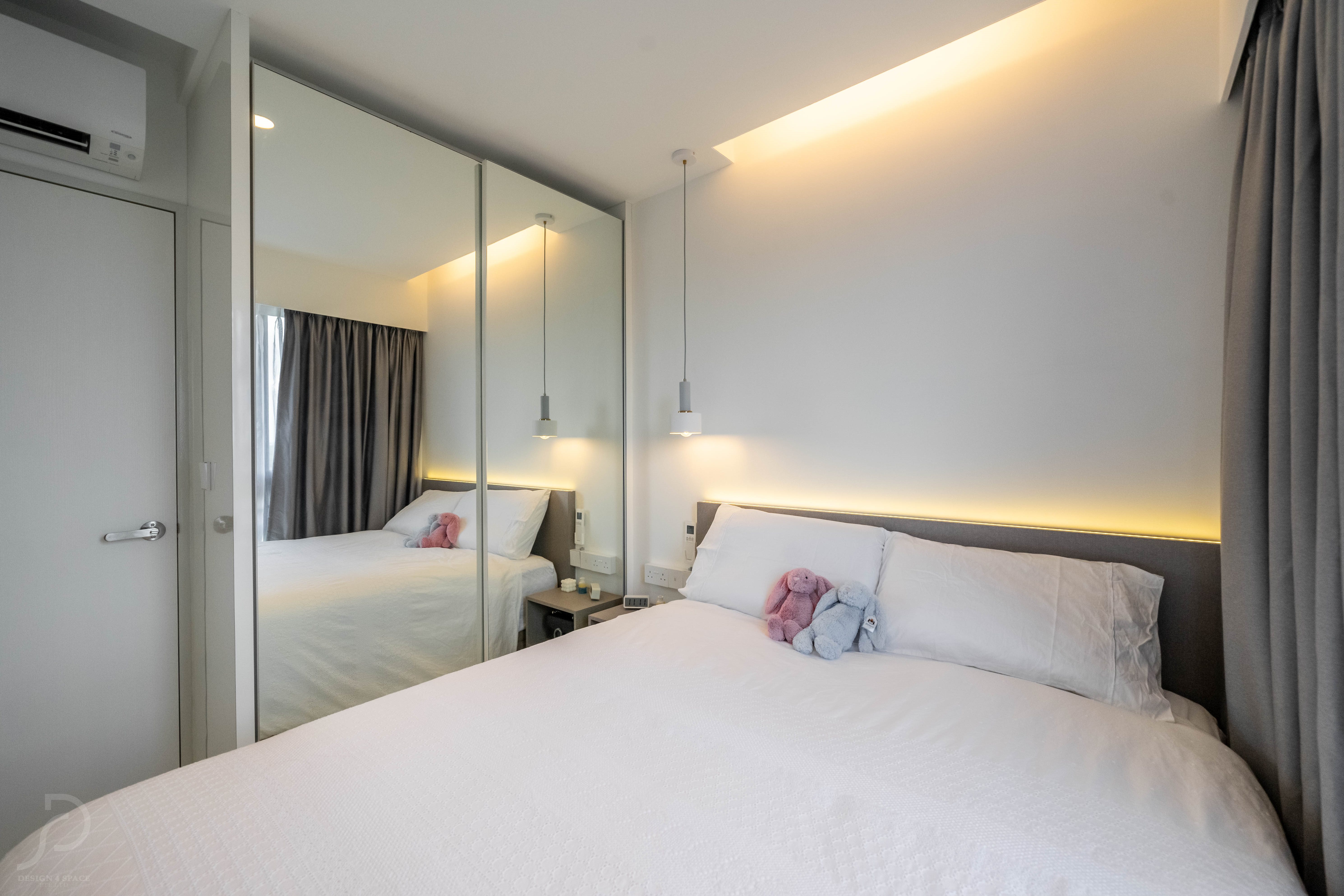 Contemporary, Minimalist, Modern Design - Bedroom - HDB 3 Room - Design by Design 4 Space Pte Ltd