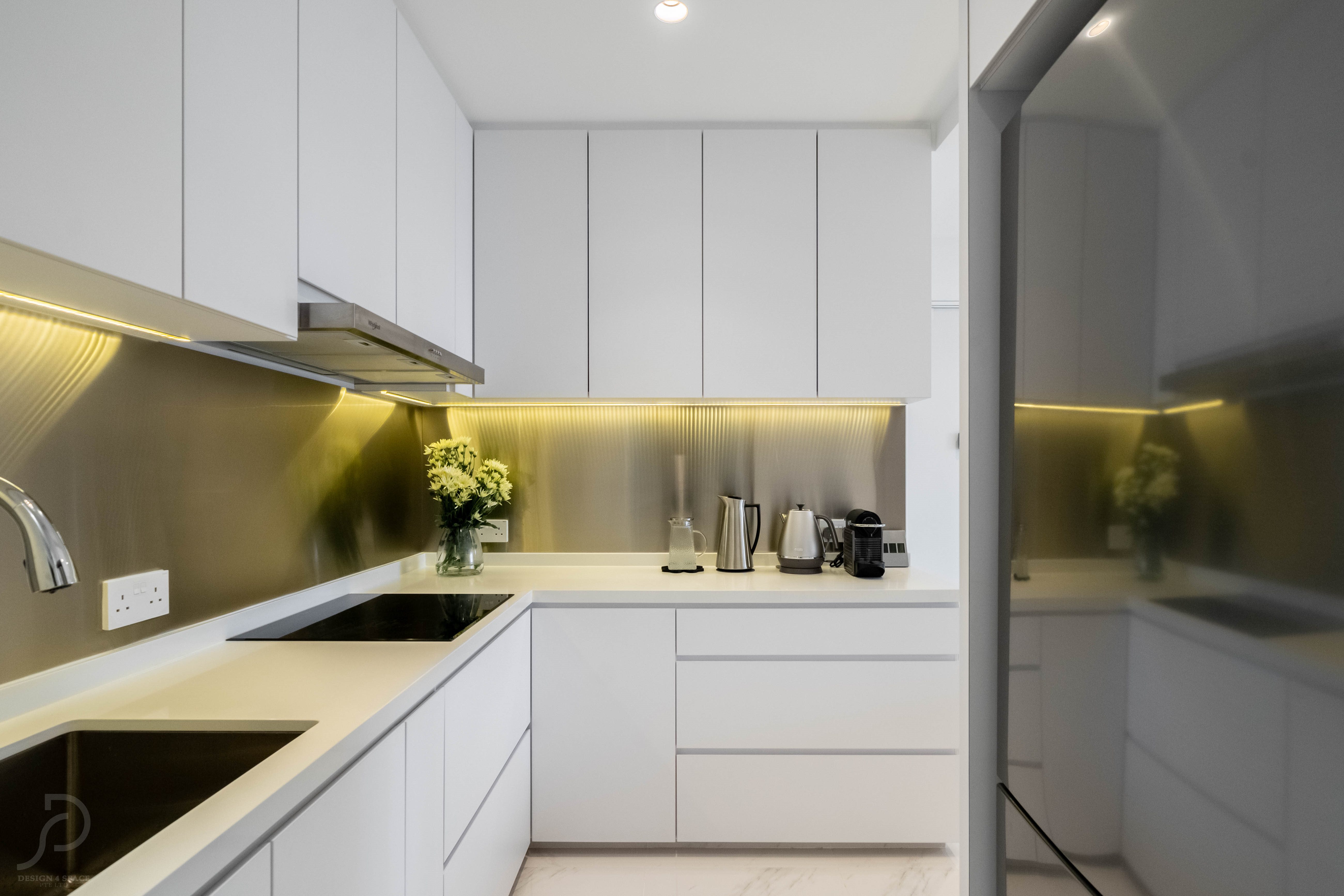 Contemporary, Minimalist, Modern Design - Kitchen - HDB 3 Room - Design by Design 4 Space Pte Ltd