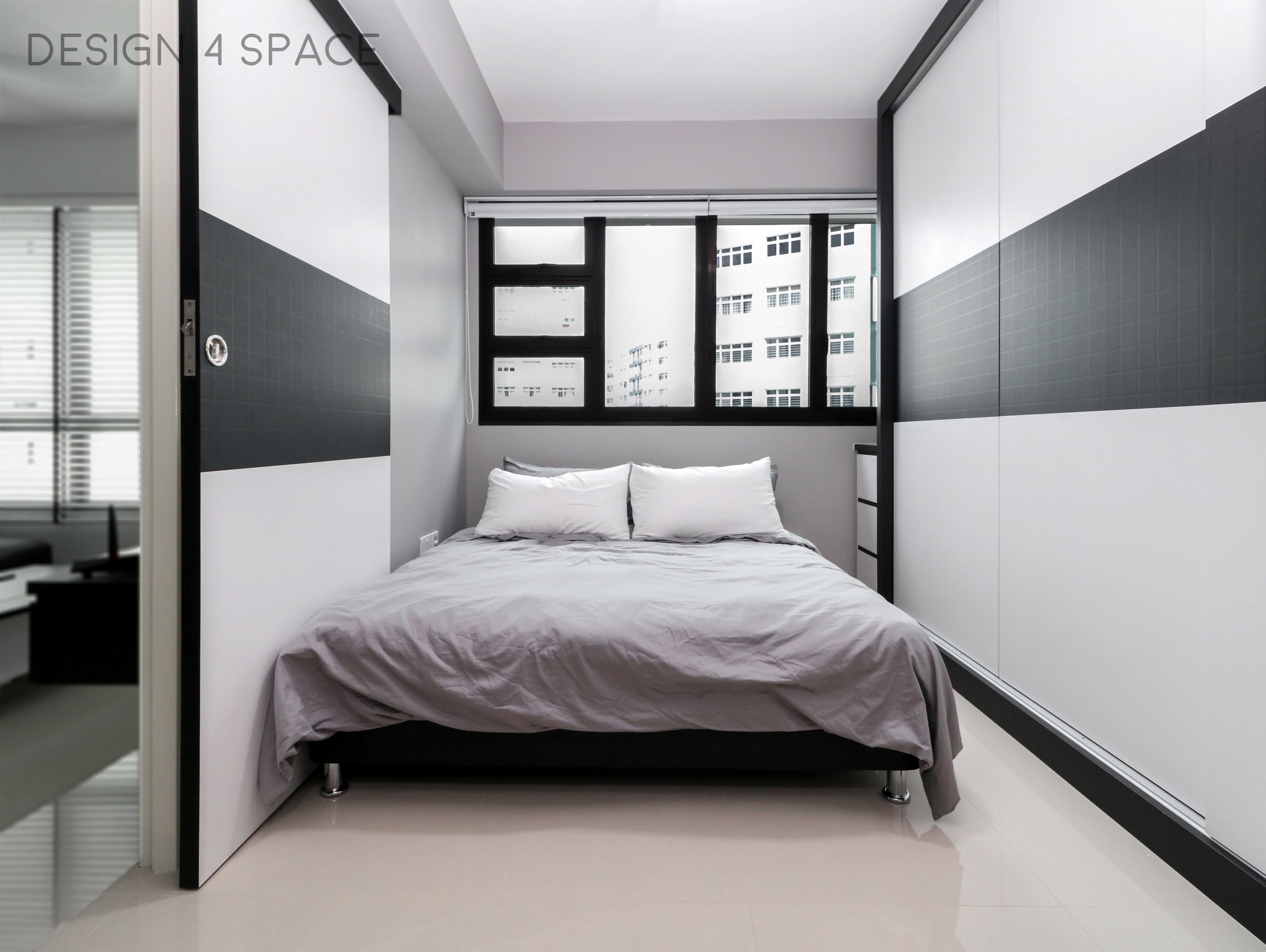 Contemporary, Minimalist, Modern Design - Bedroom - HDB 3 Room - Design by Design 4 Space Pte Ltd
