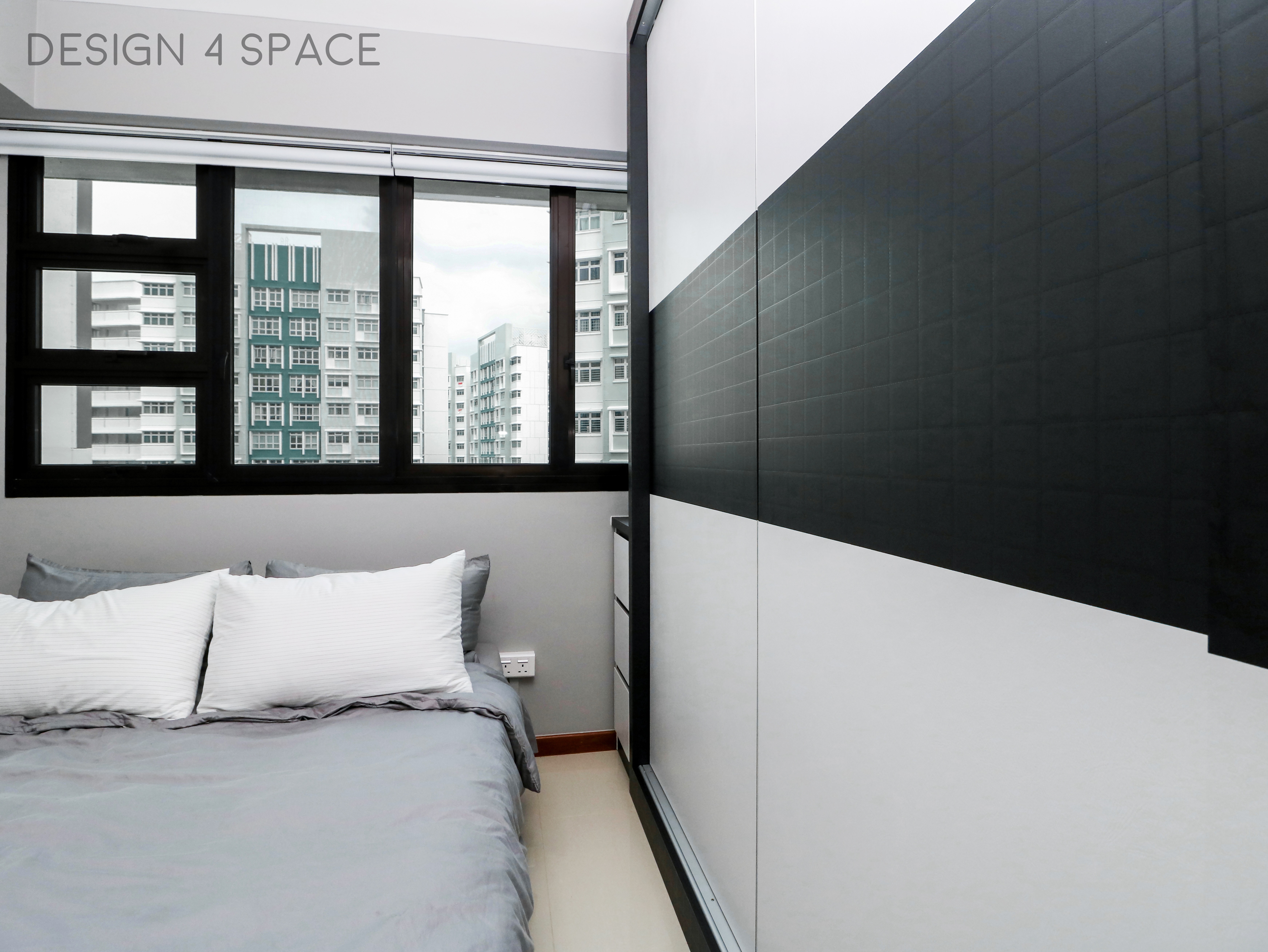 Contemporary, Minimalist, Modern Design - Bedroom - HDB 3 Room - Design by Design 4 Space Pte Ltd