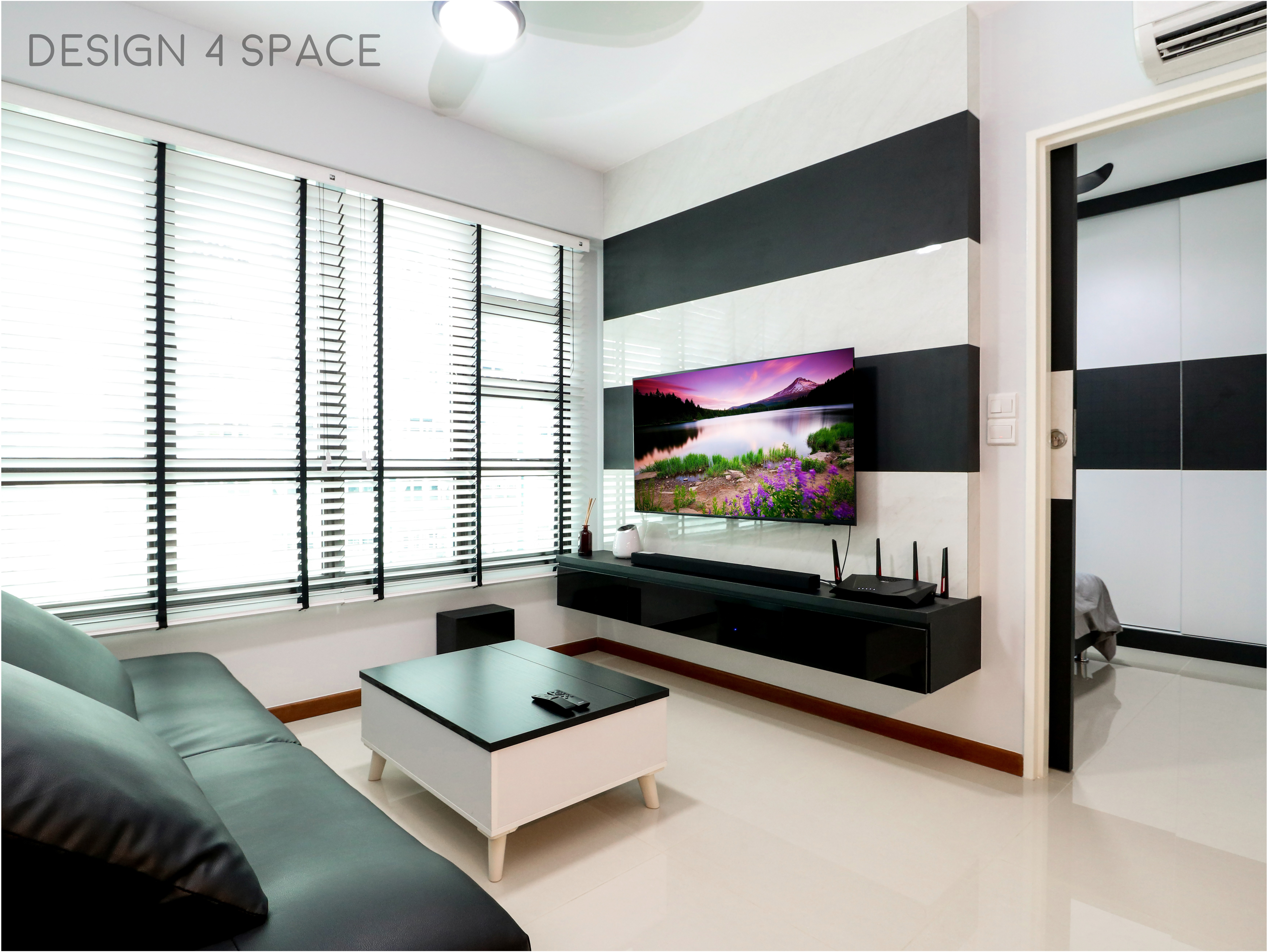 Contemporary, Minimalist, Modern Design - Living Room - HDB 3 Room - Design by Design 4 Space Pte Ltd