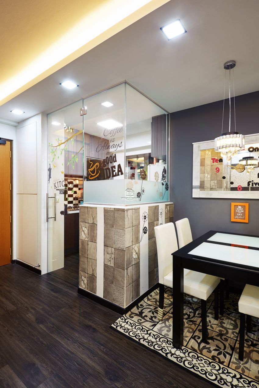 Contemporary, Modern Design - Dining Room - HDB 3 Room - Design by Design 4 Space Pte Ltd