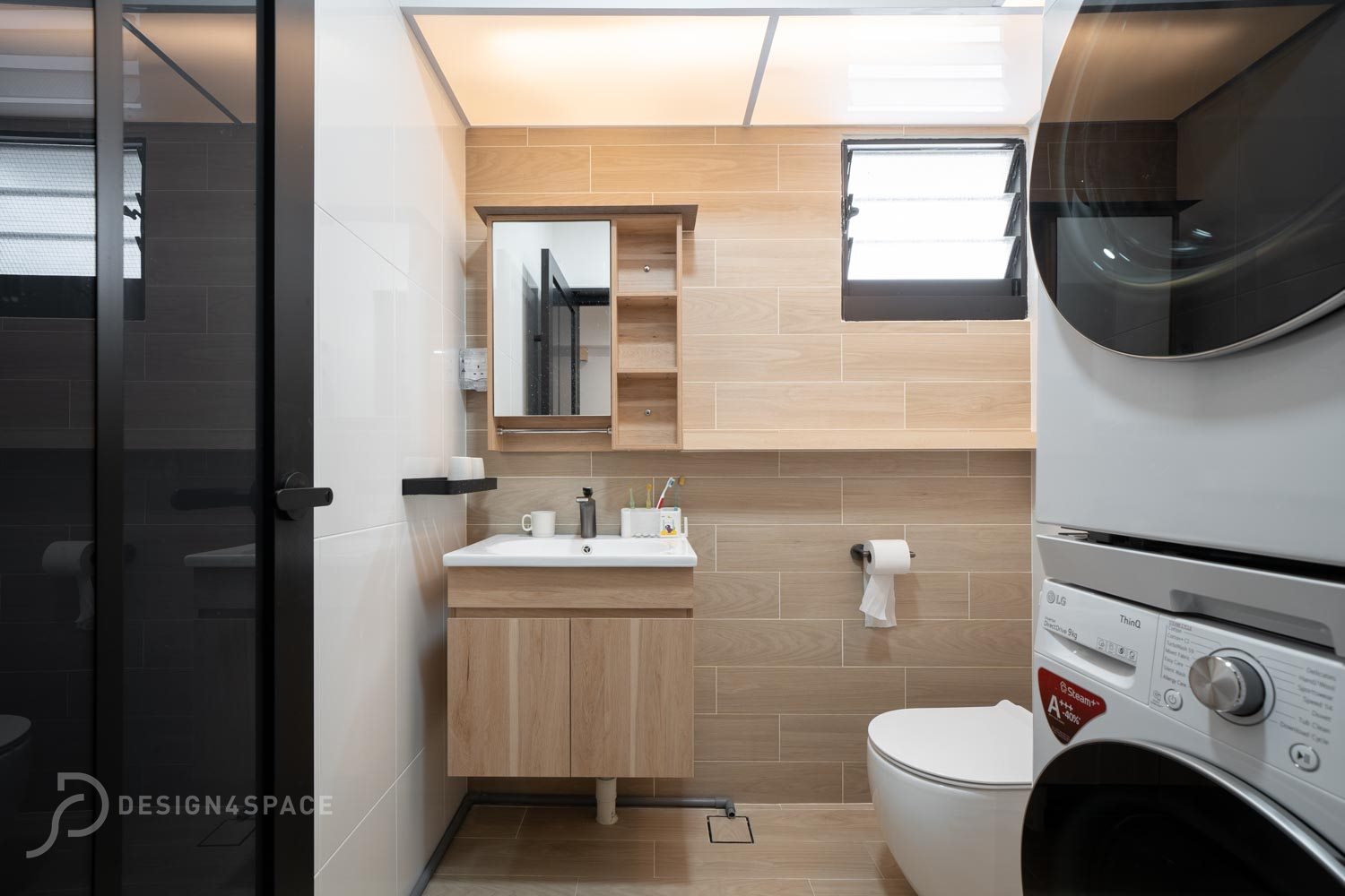 Scandinavian Design - Bathroom - HDB 3 Room - Design by Design 4 Space Pte Ltd
