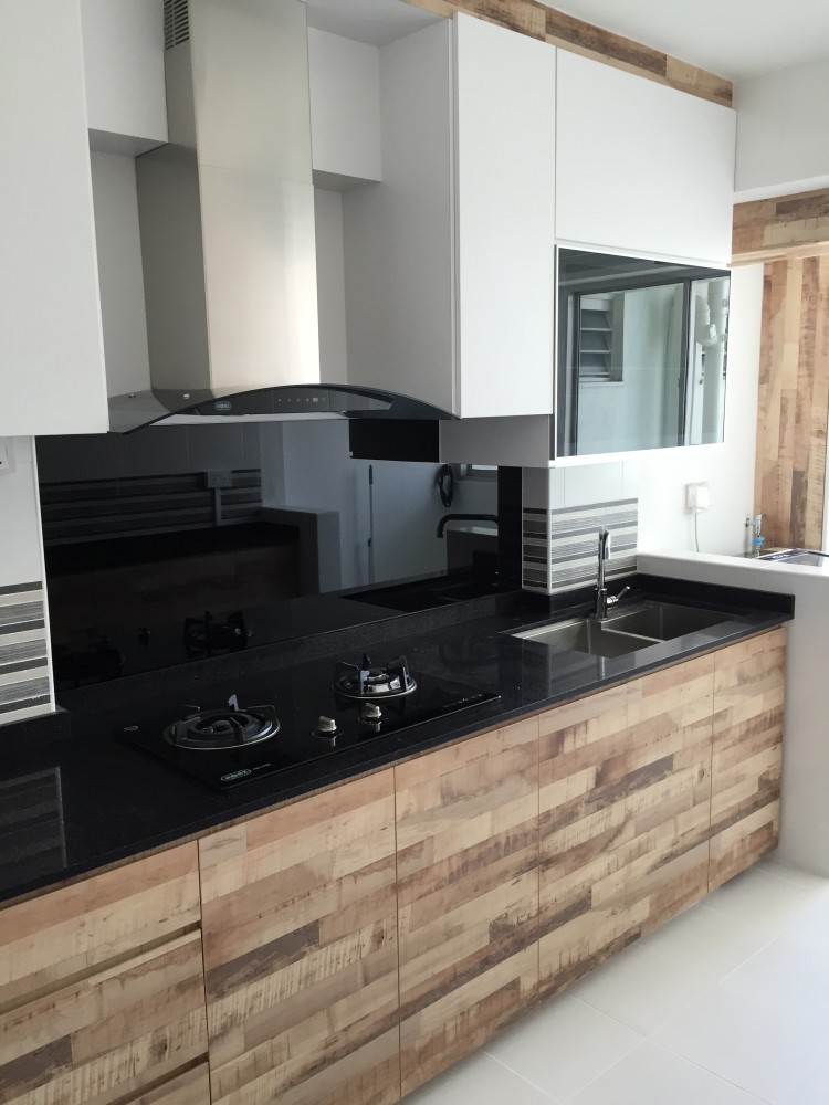 Contemporary, Minimalist Design - Kitchen - HDB 4 Room - Design by Design 4 Space Pte Ltd