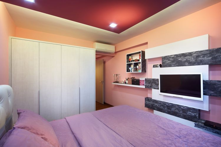 Minimalist, Modern Design - Bedroom - HDB 4 Room - Design by Design 4 Space Pte Ltd