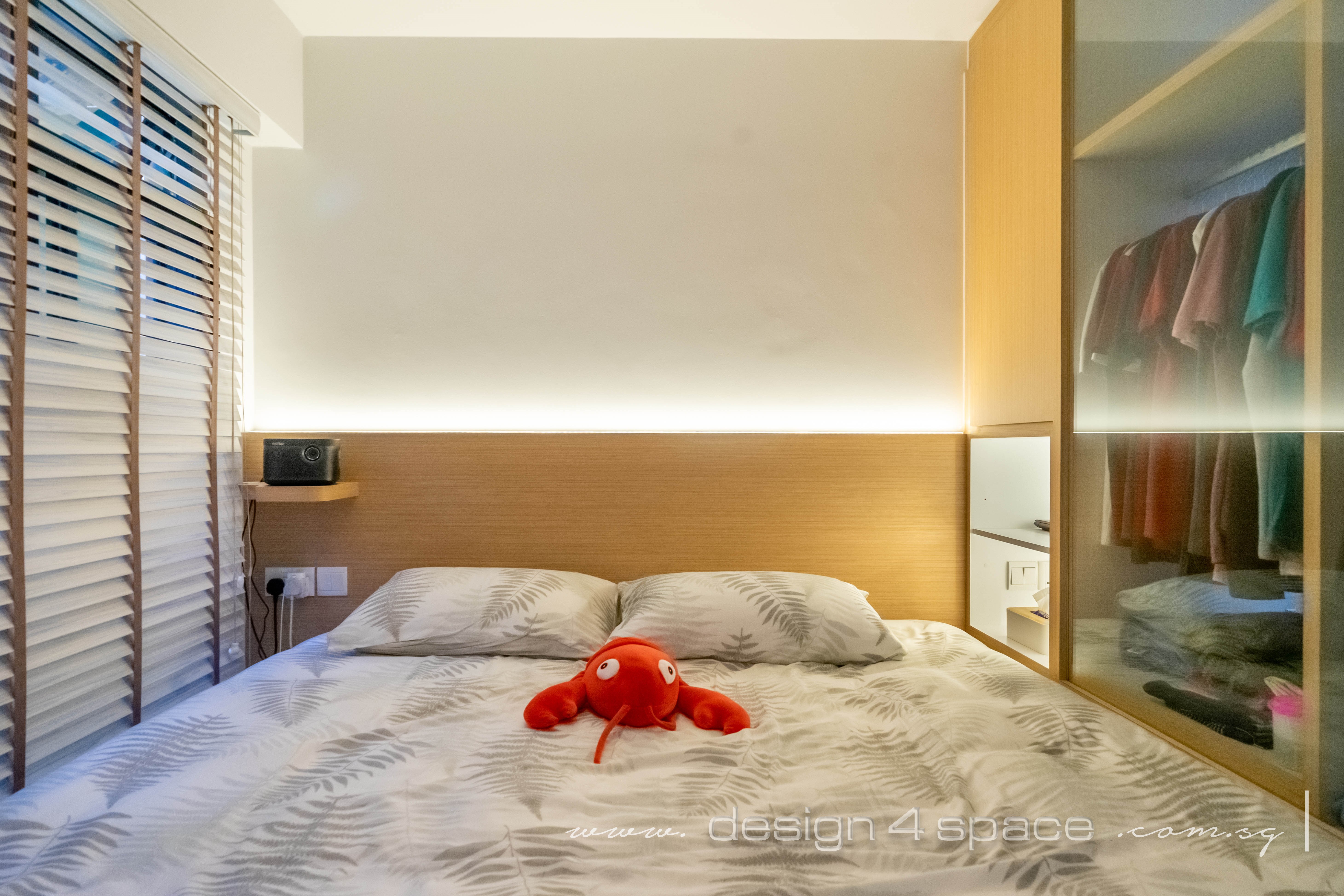 Scandinavian Design - Bedroom - HDB 4 Room - Design by Design 4 Space Pte Ltd
