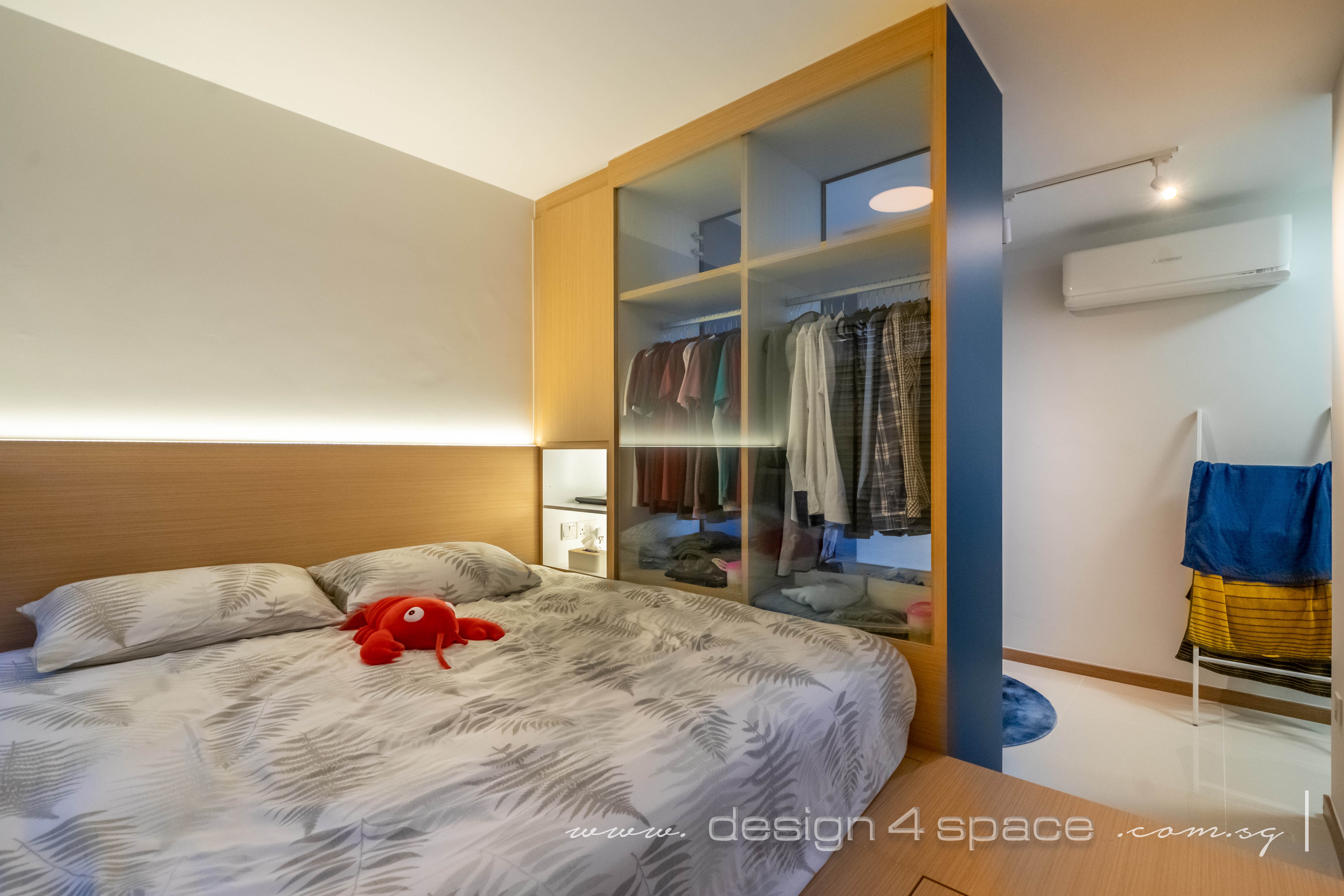 Scandinavian Design - Bedroom - HDB 4 Room - Design by Design 4 Space Pte Ltd