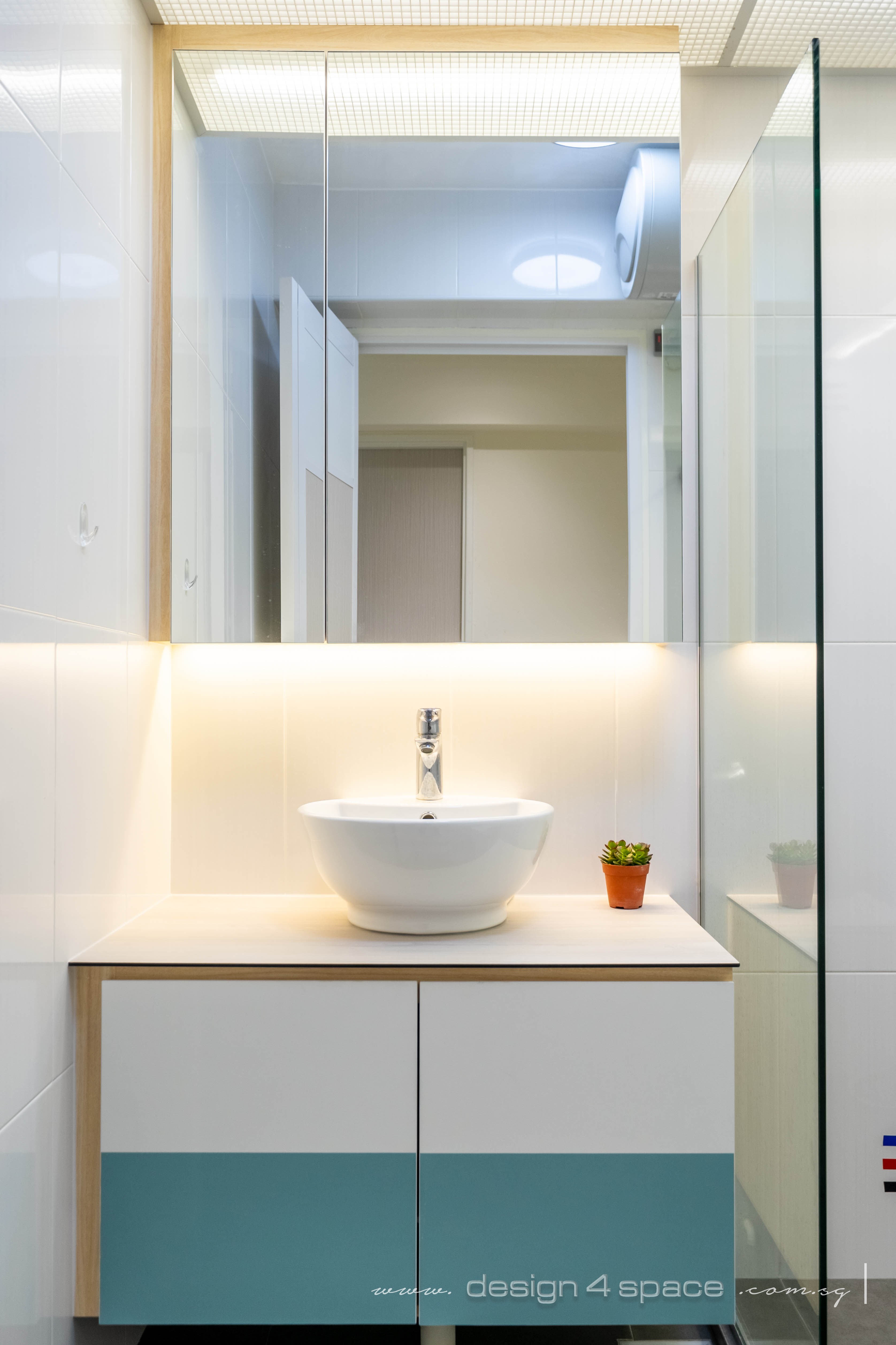 Minimalist, Scandinavian Design - Bathroom - HDB 4 Room - Design by Design 4 Space Pte Ltd