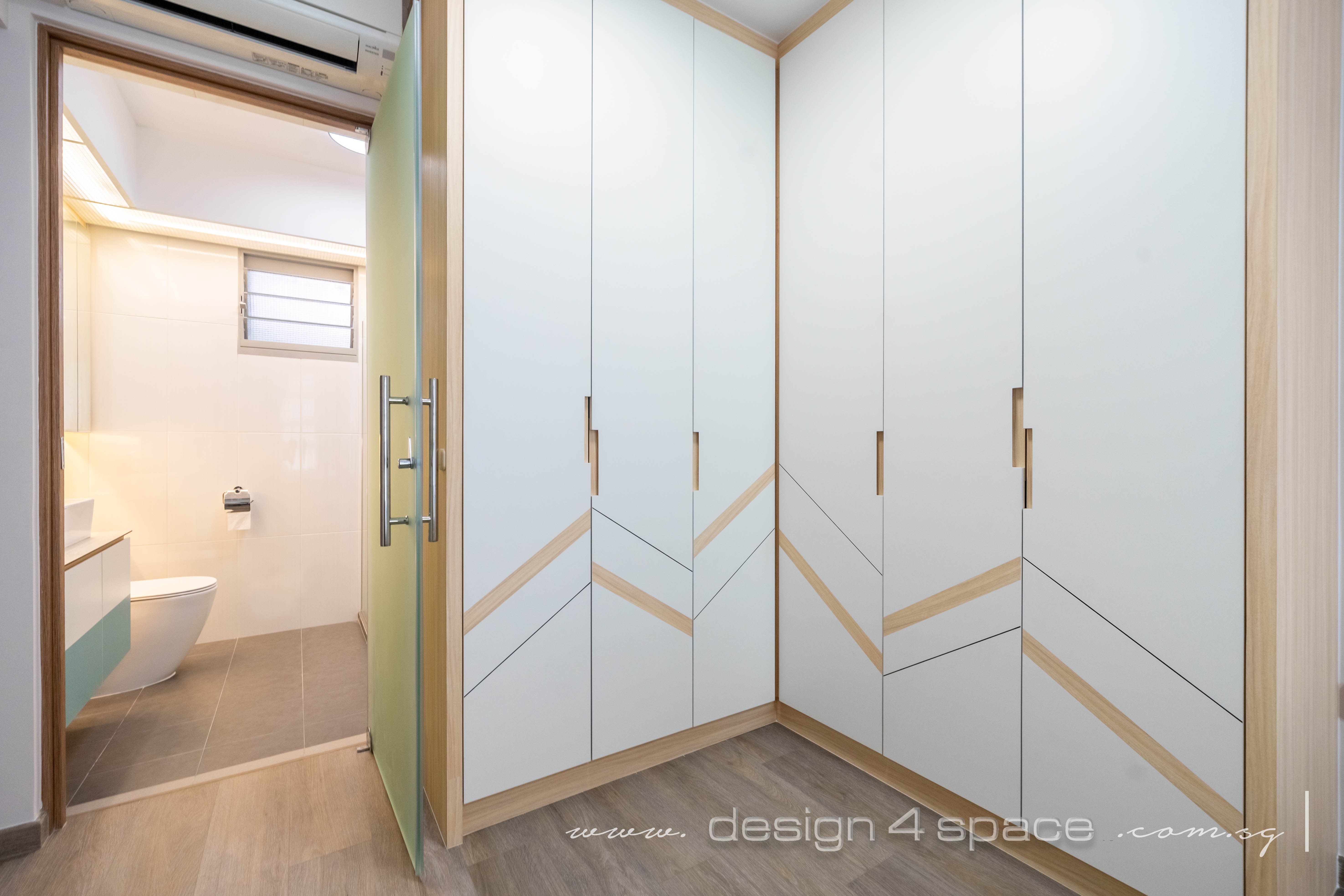Minimalist, Scandinavian Design - Bedroom - HDB 4 Room - Design by Design 4 Space Pte Ltd