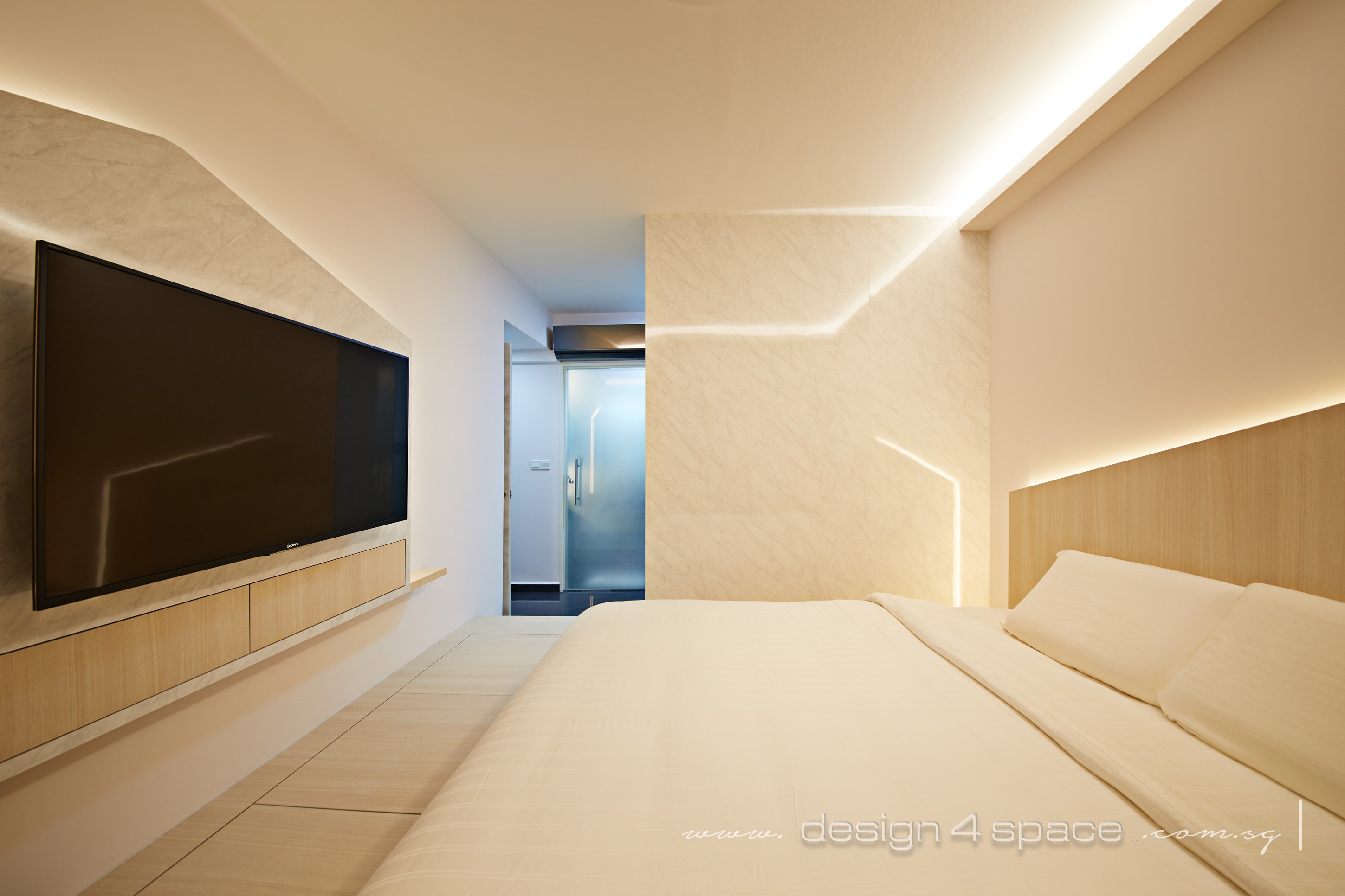 Contemporary Design - Bedroom - HDB 4 Room - Design by Design 4 Space Pte Ltd