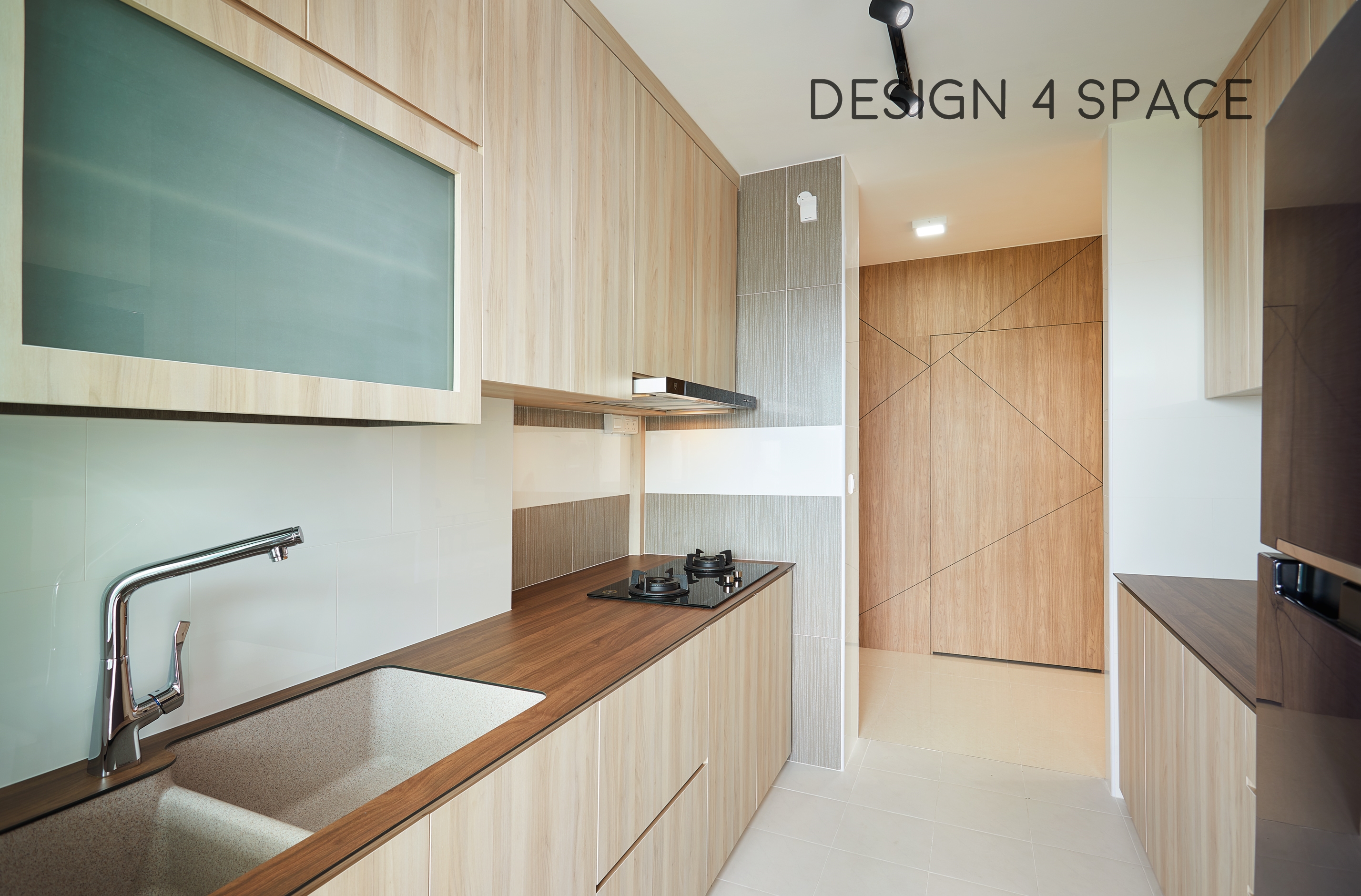 Contemporary Design - Kitchen - HDB 4 Room - Design by Design 4 Space Pte Ltd