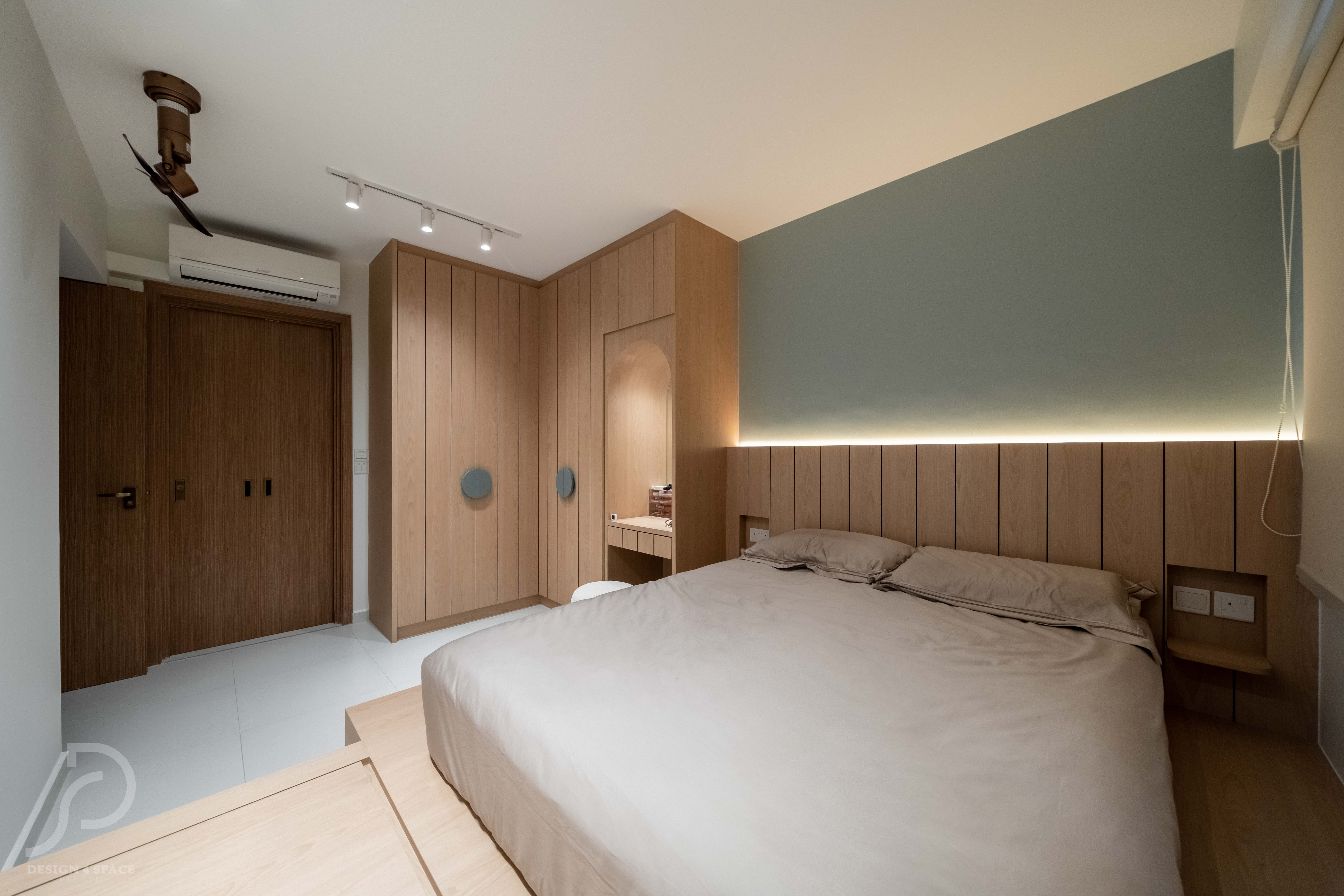 Modern Design - Bedroom - HDB 4 Room - Design by Design 4 Space Pte Ltd