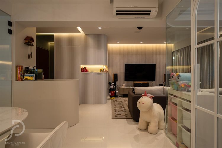 Contemporary, Modern, Others Design - Living Room - HDB 4 Room - Design by Design 4 Space Pte Ltd