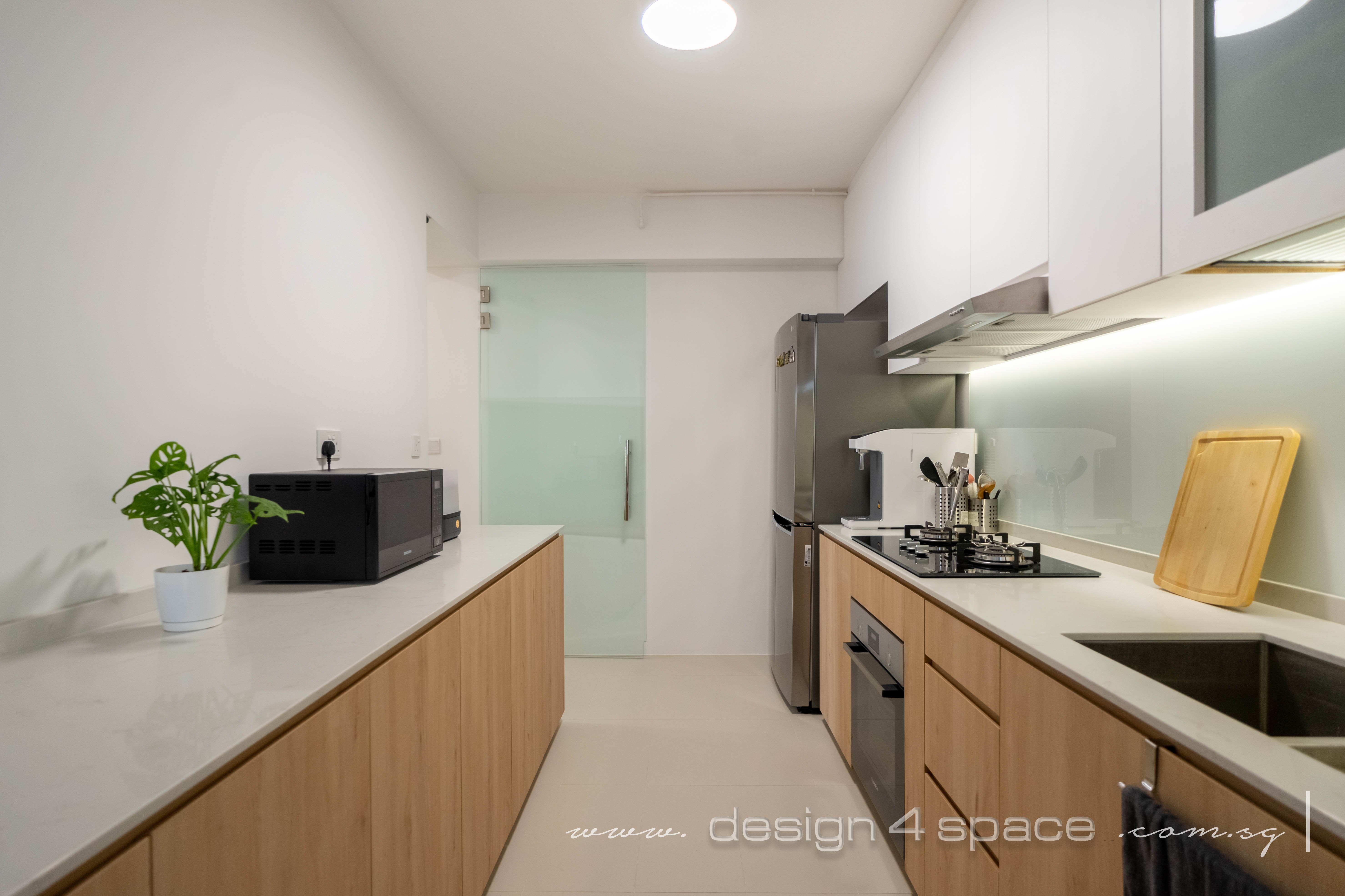 Minimalist, Scandinavian Design - Kitchen - HDB 4 Room - Design by Design 4 Space Pte Ltd