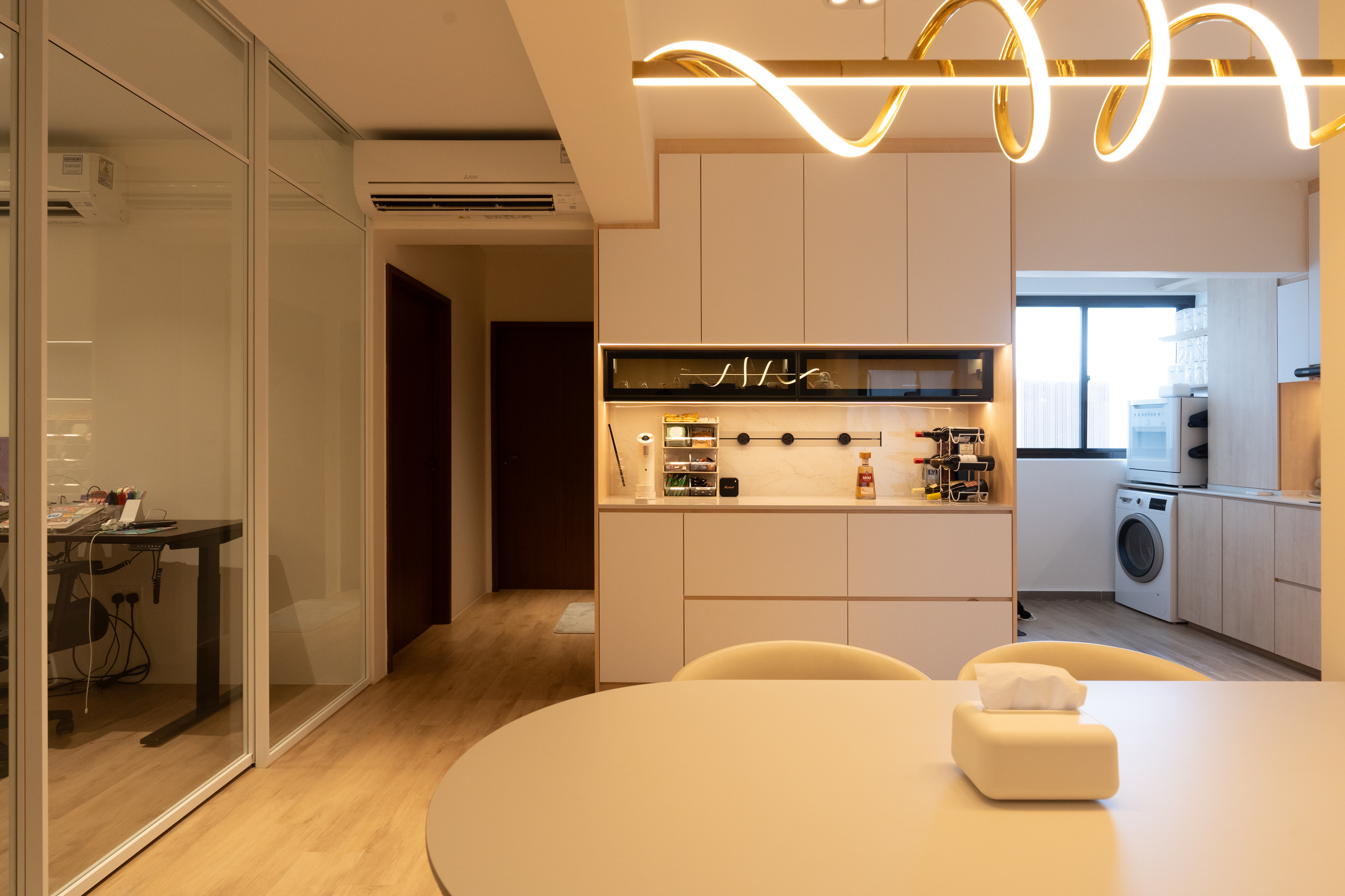 Scandinavian Design - Kitchen - HDB 4 Room - Design by Design 4 Space Pte Ltd