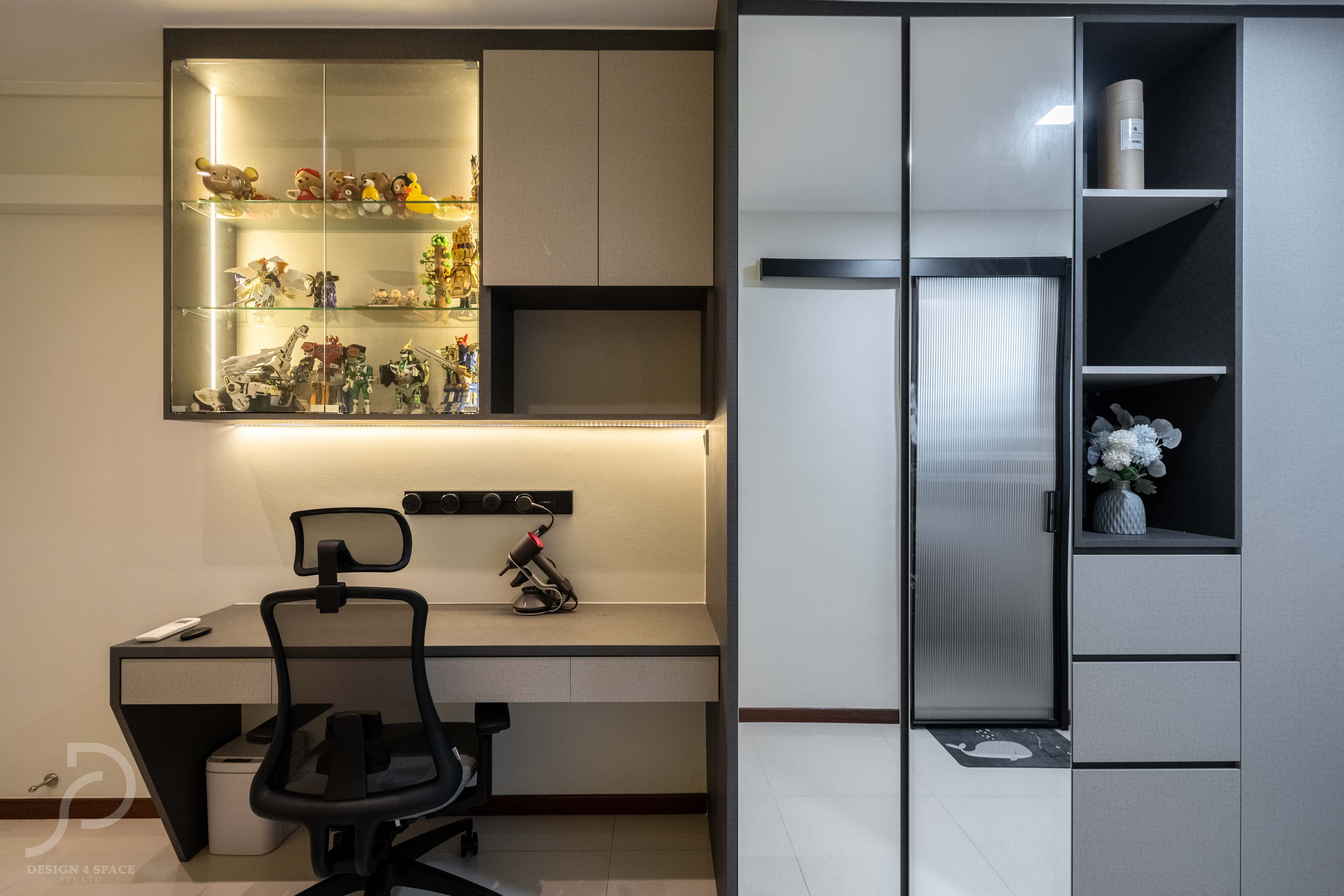 Contemporary Design - Kitchen - HDB 4 Room - Design by Design 4 Space Pte Ltd