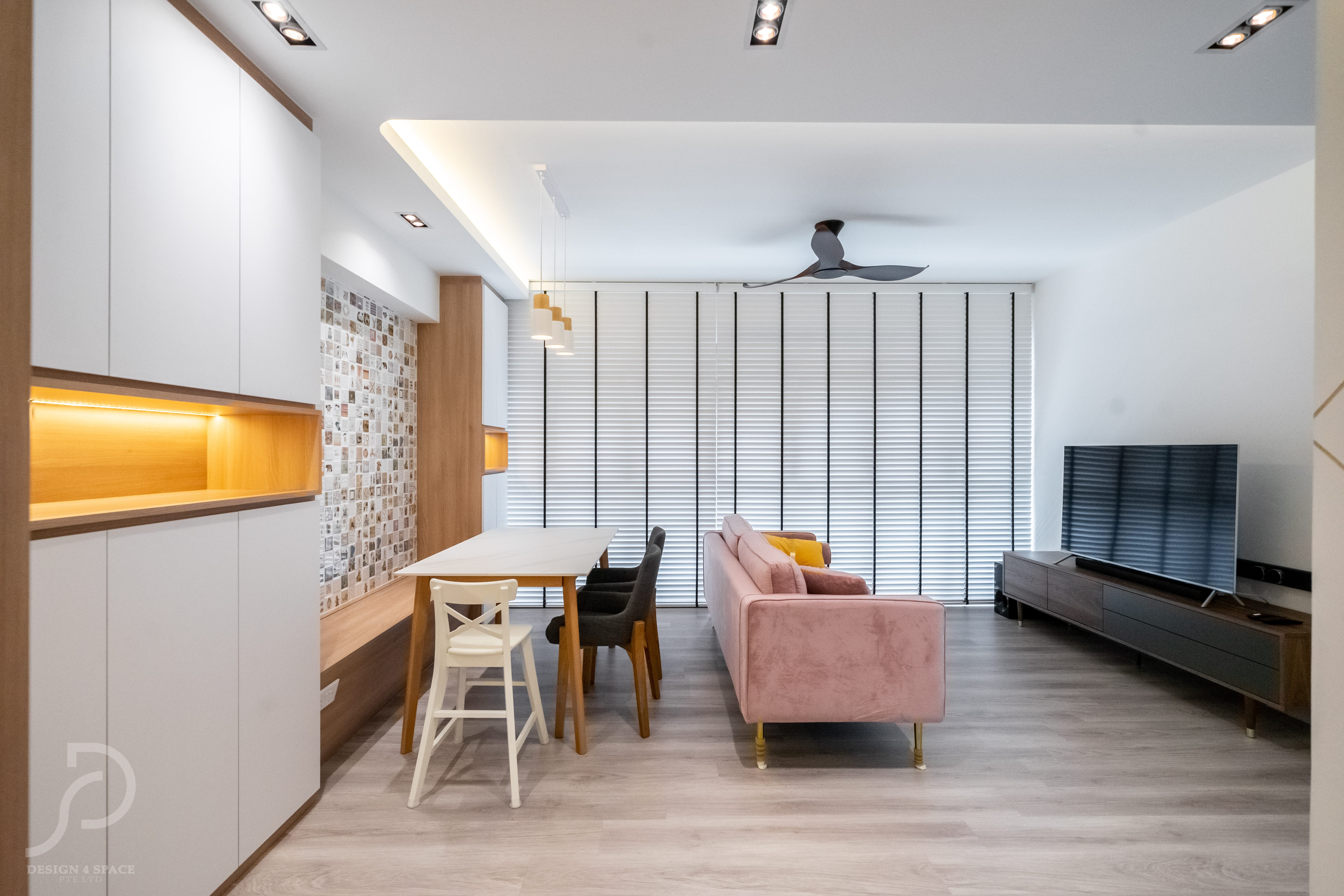 Scandinavian Design -  - HDB 4 Room - Design by Design 4 Space Pte Ltd