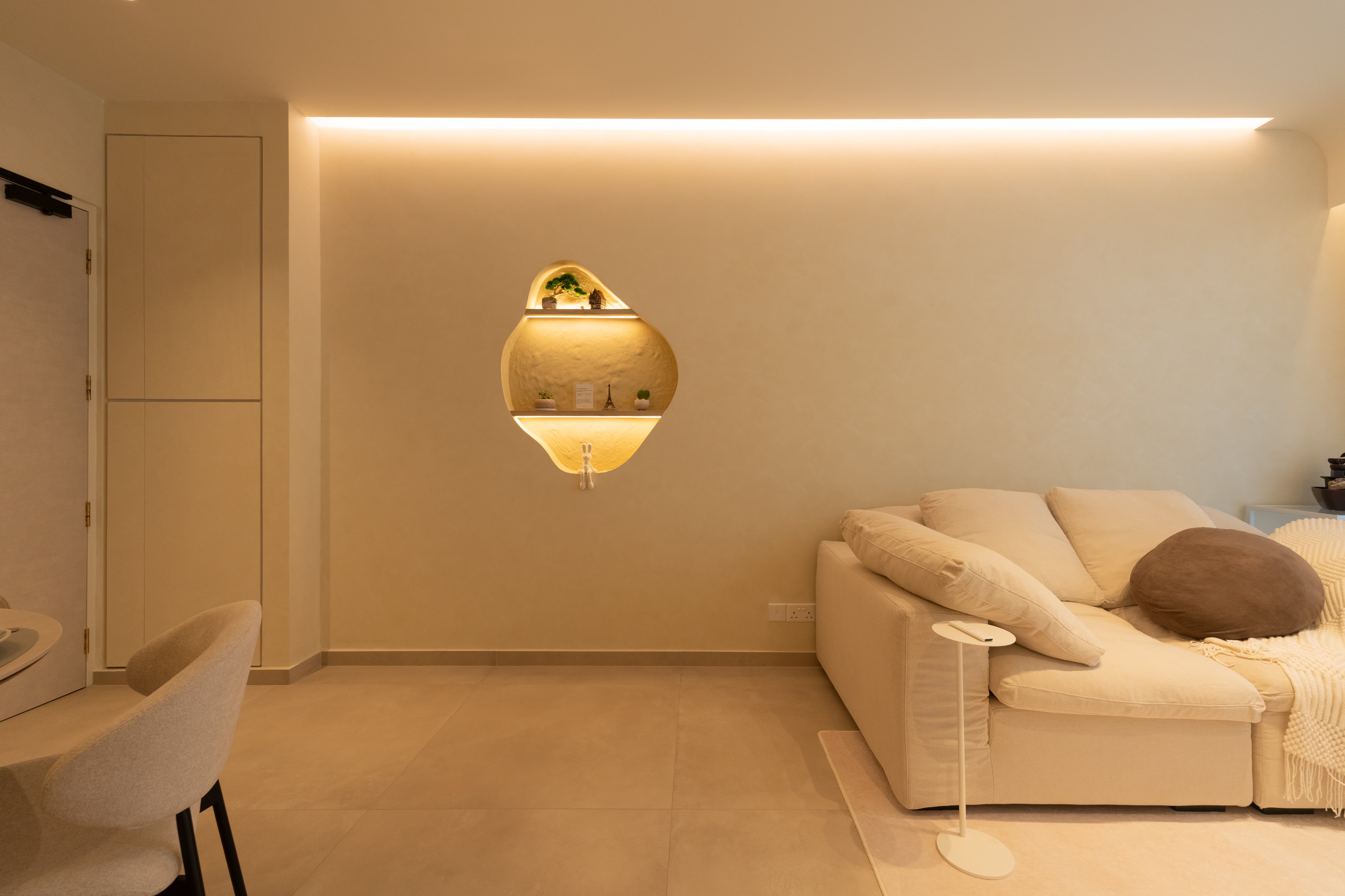 Minimalist Design - Living Room - HDB 4 Room - Design by Design 4 Space Pte Ltd