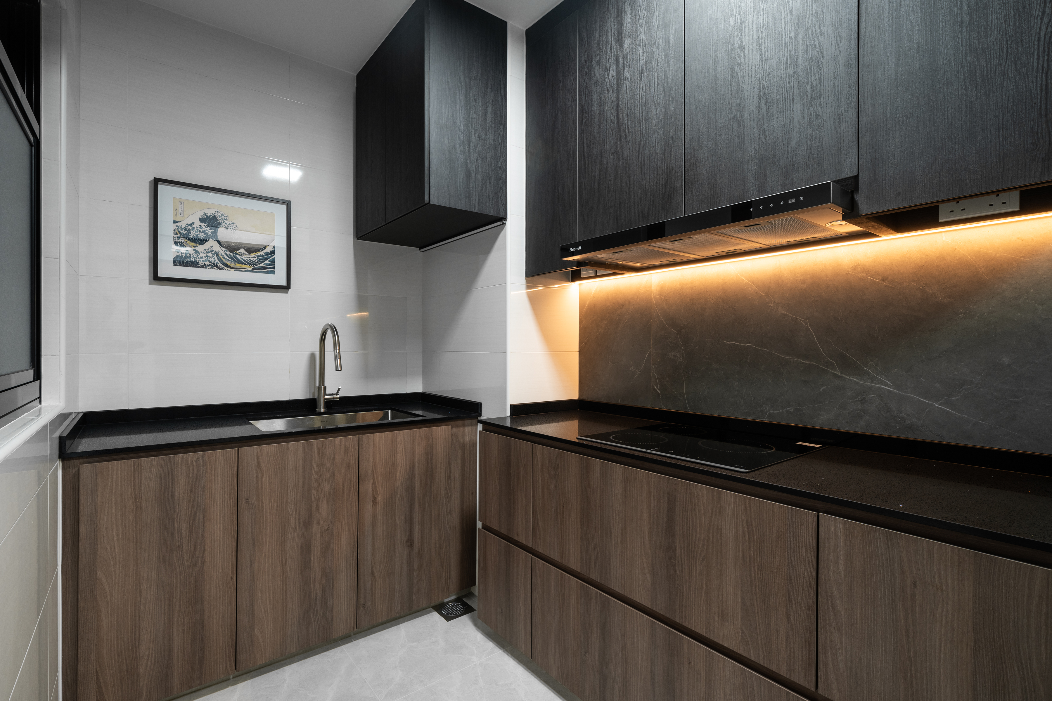 Contemporary, Industrial, Modern Design - Kitchen - HDB 4 Room - Design by Design 4 Space Pte Ltd