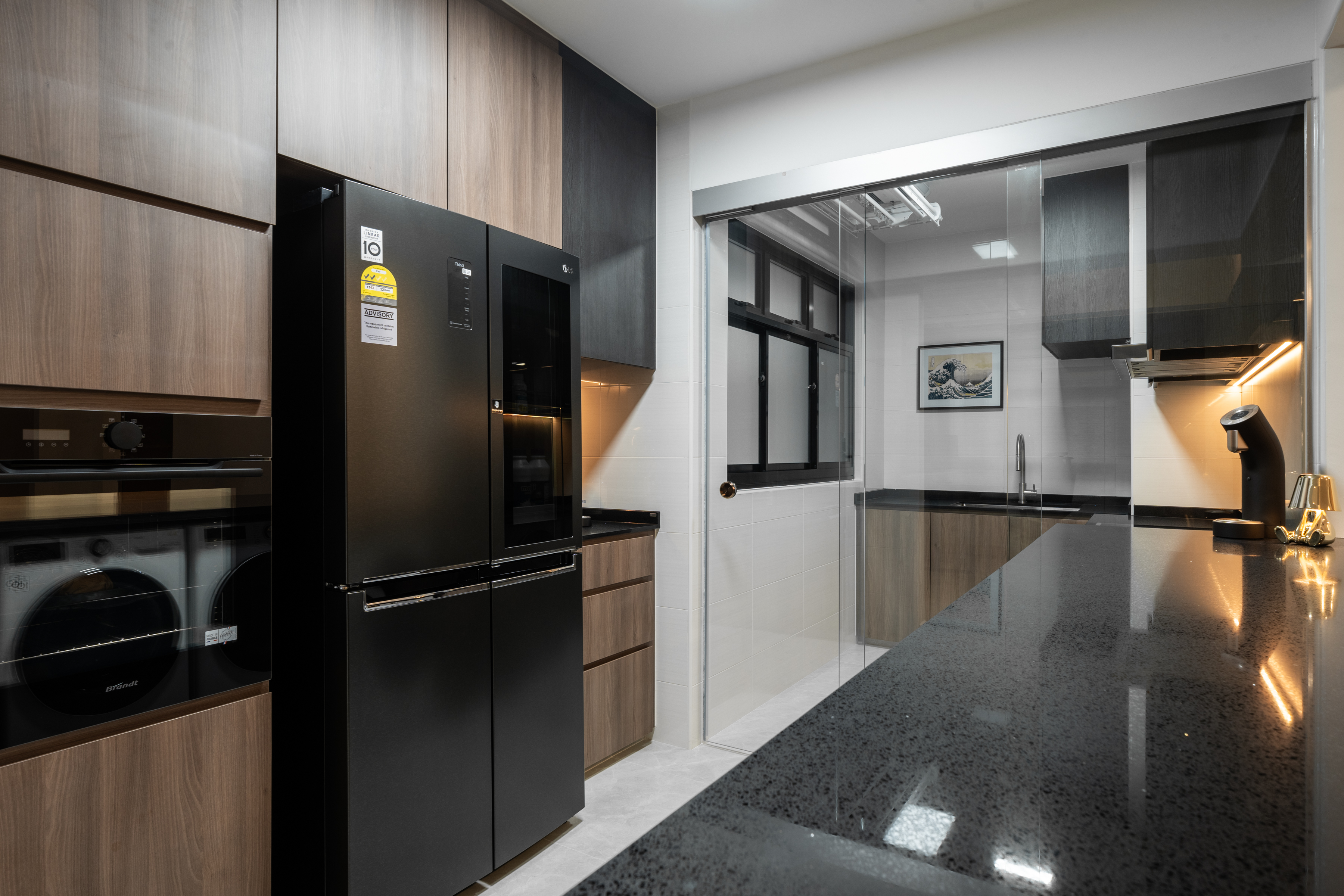 Contemporary, Industrial, Modern Design - Kitchen - HDB 4 Room - Design by Design 4 Space Pte Ltd