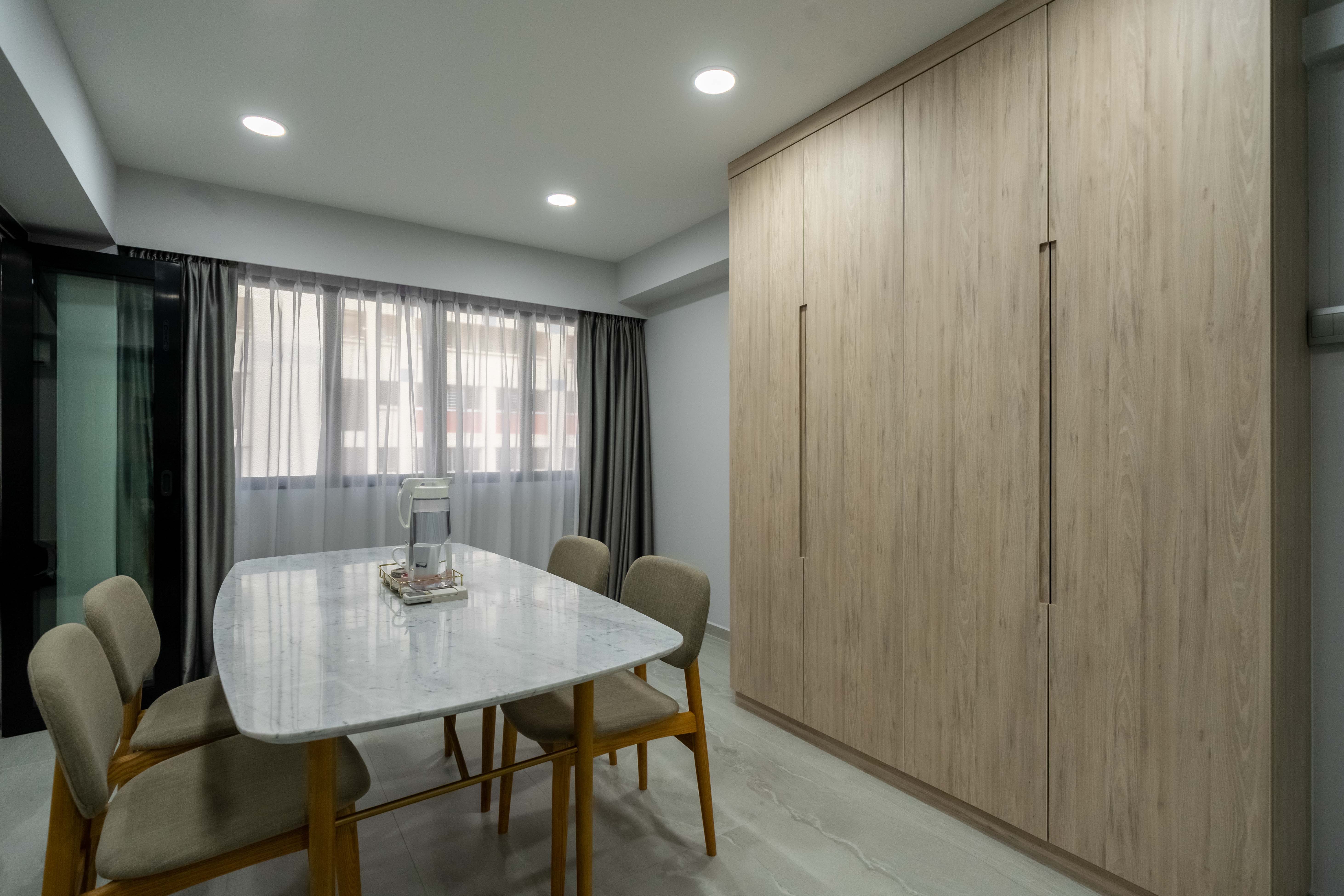 Contemporary Design - Dining Room - HDB 4 Room - Design by Design 4 Space Pte Ltd